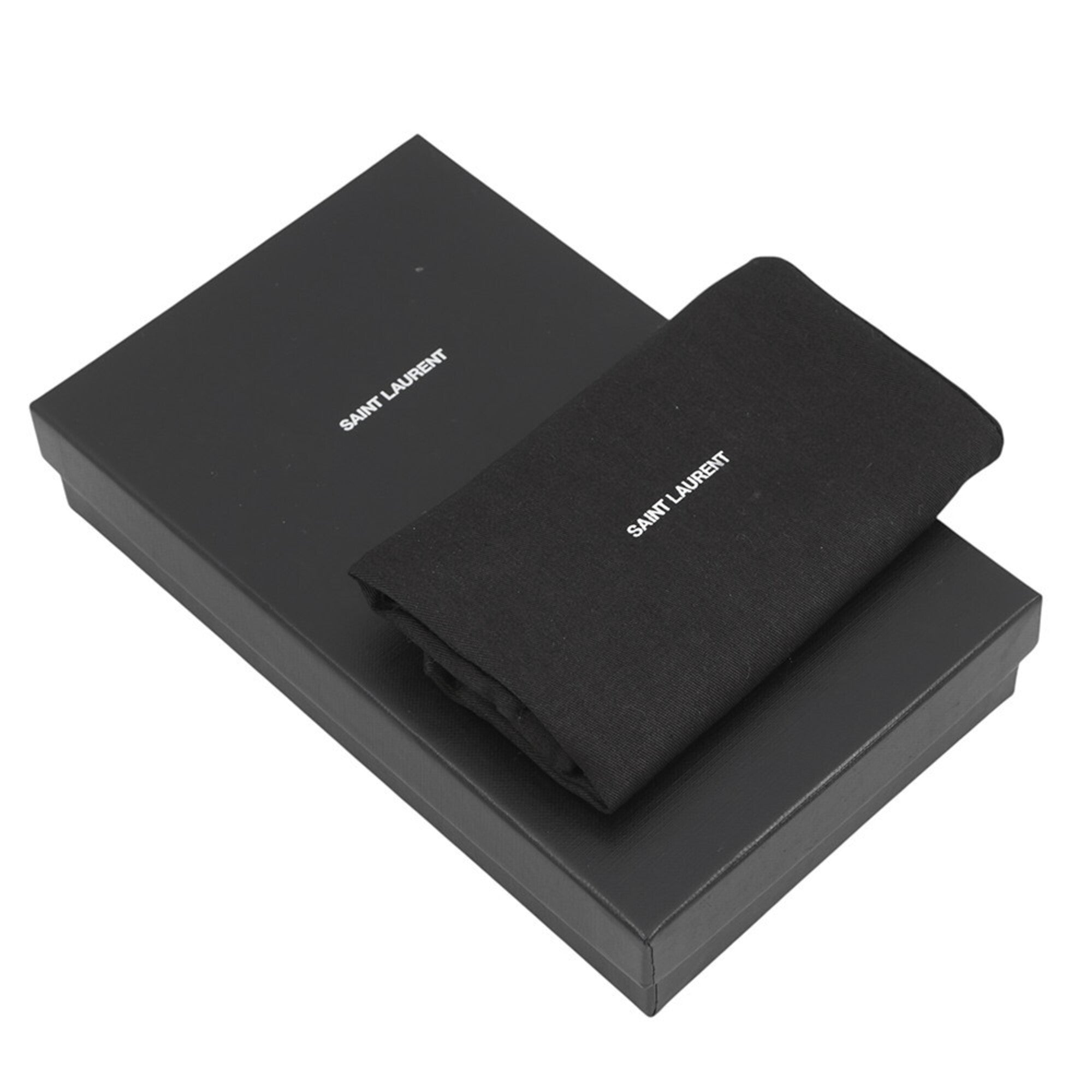 Yves Saint Laurent Black Chain/Shoulder Wallet (Pre-Owned)