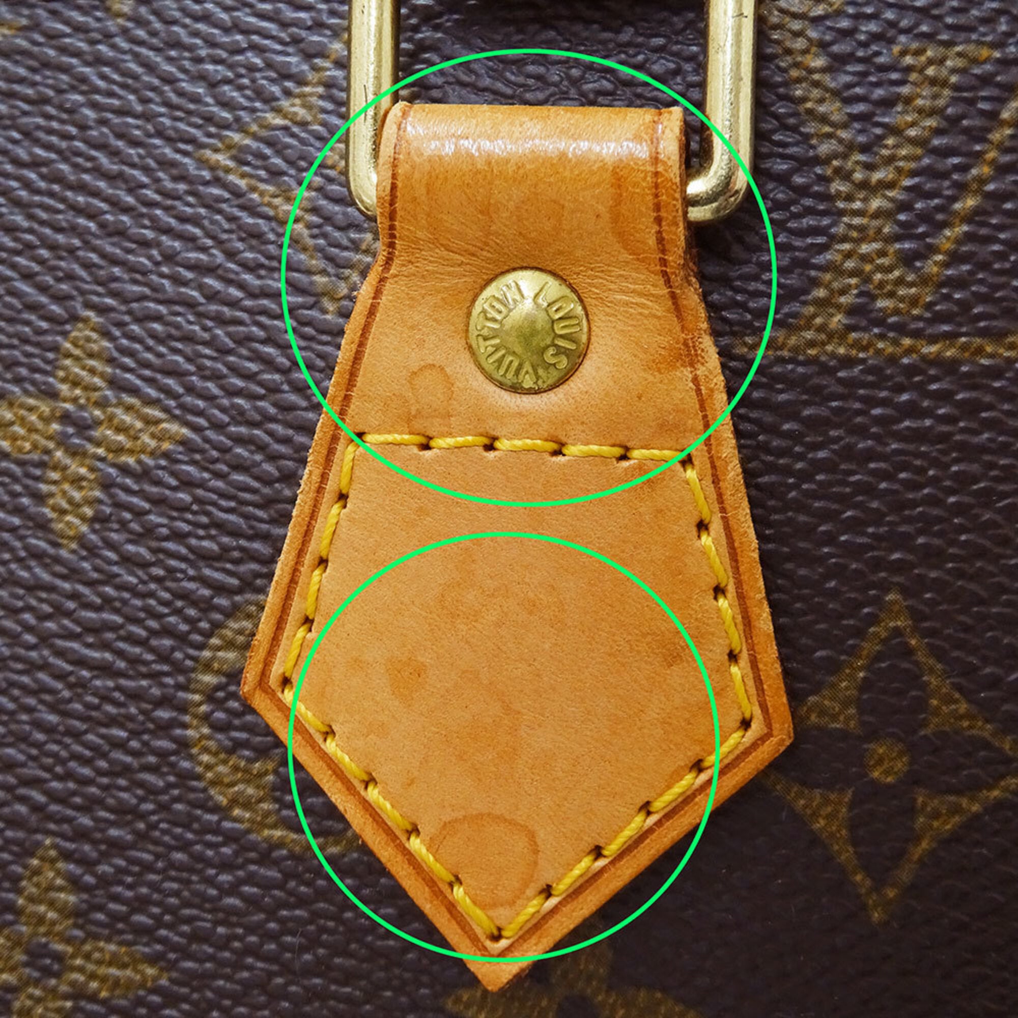 Louis Vuitton Brown Monogram Canvas Handbag (Pre-Owned)