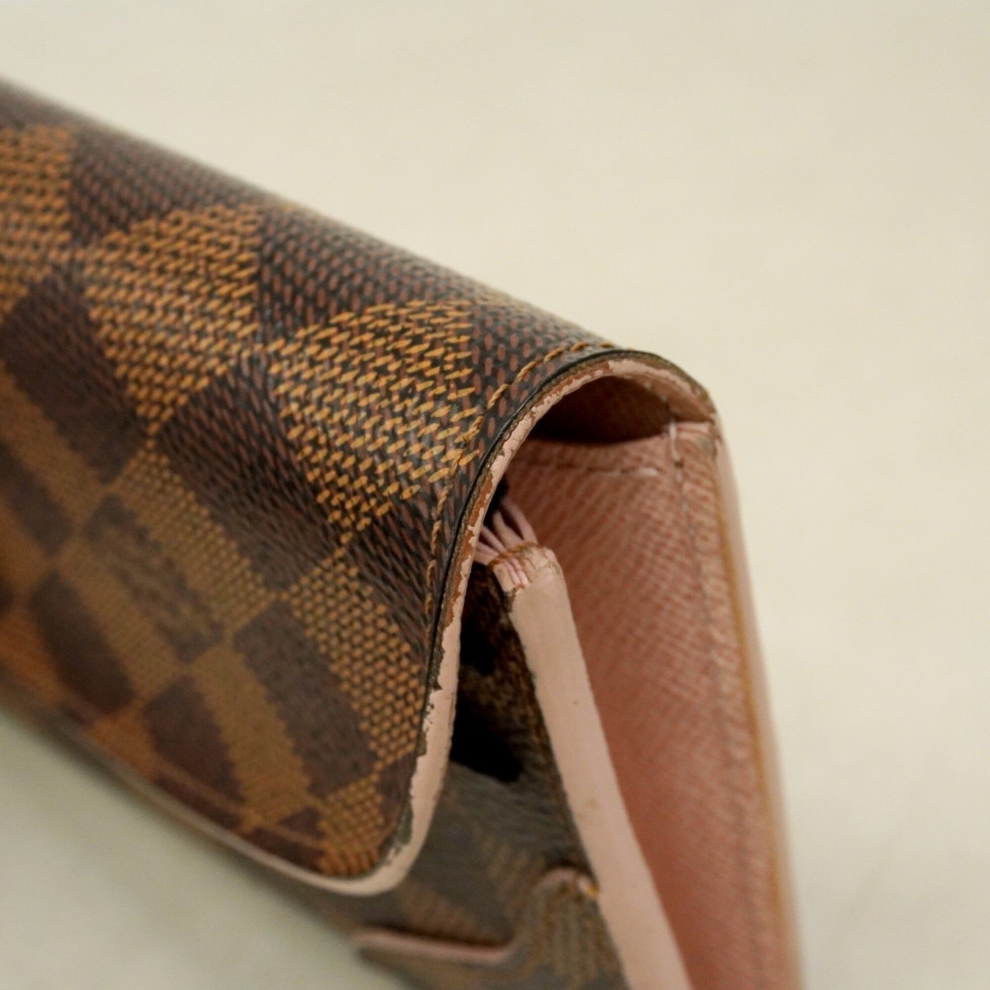 Louis Vuitton Ebene Rose Ballerine Long Wallet (Bi-Fold) (Pre-Owned)