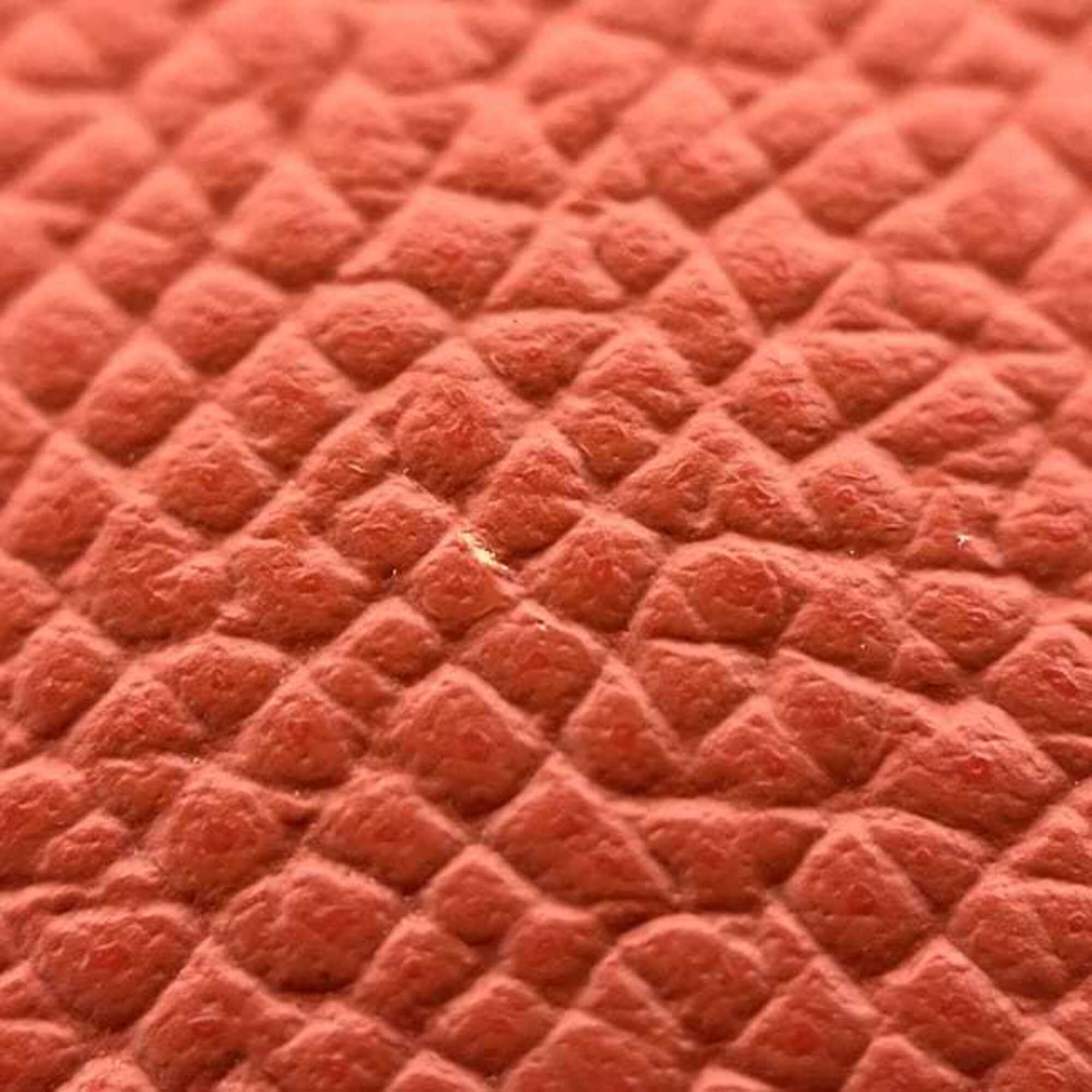Hermes Red Color Leather Coin Purse/Coin Case (Pre-Owned)