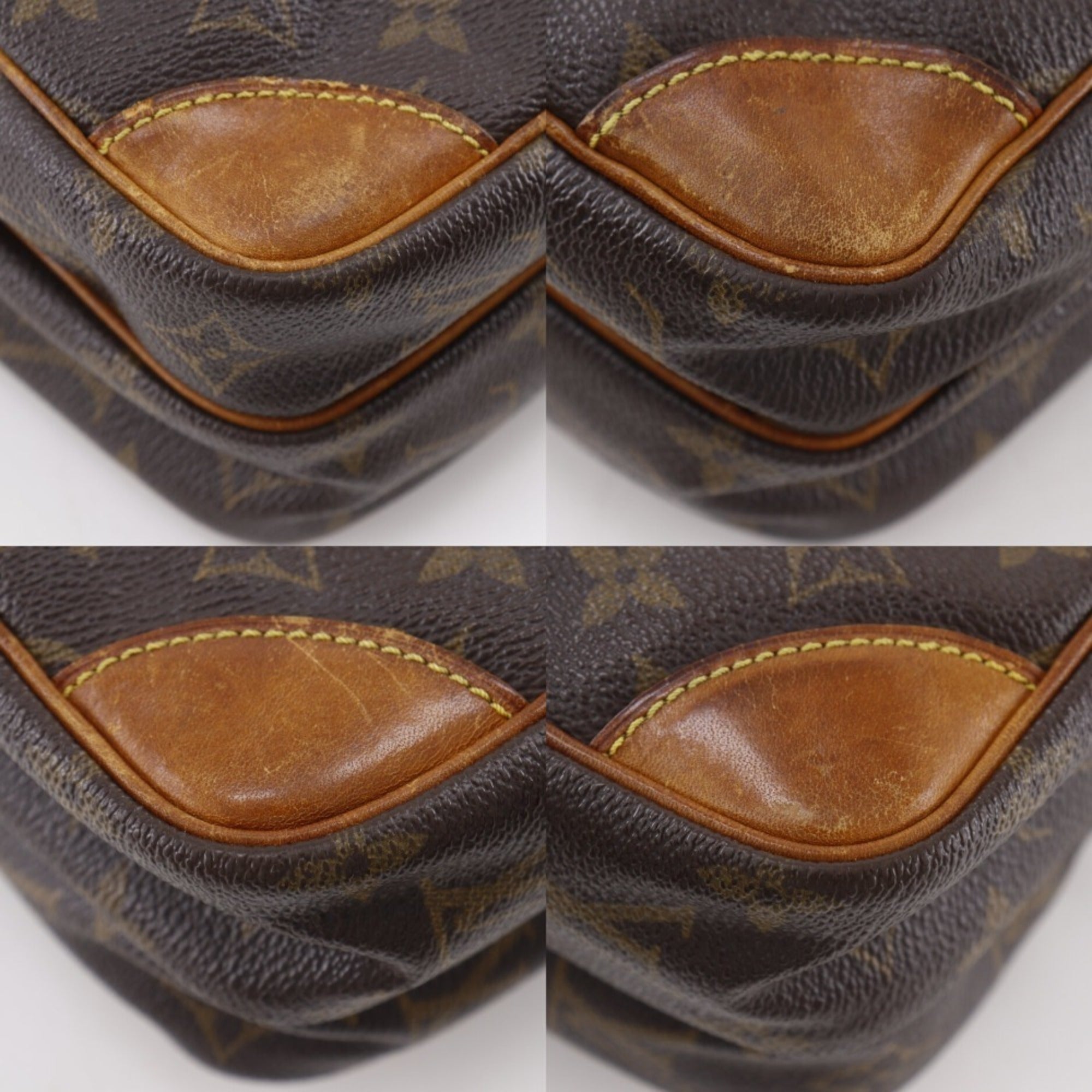 Louis Vuitton Brown Monogram Canvas Shoulder Bag (Pre-Owned)