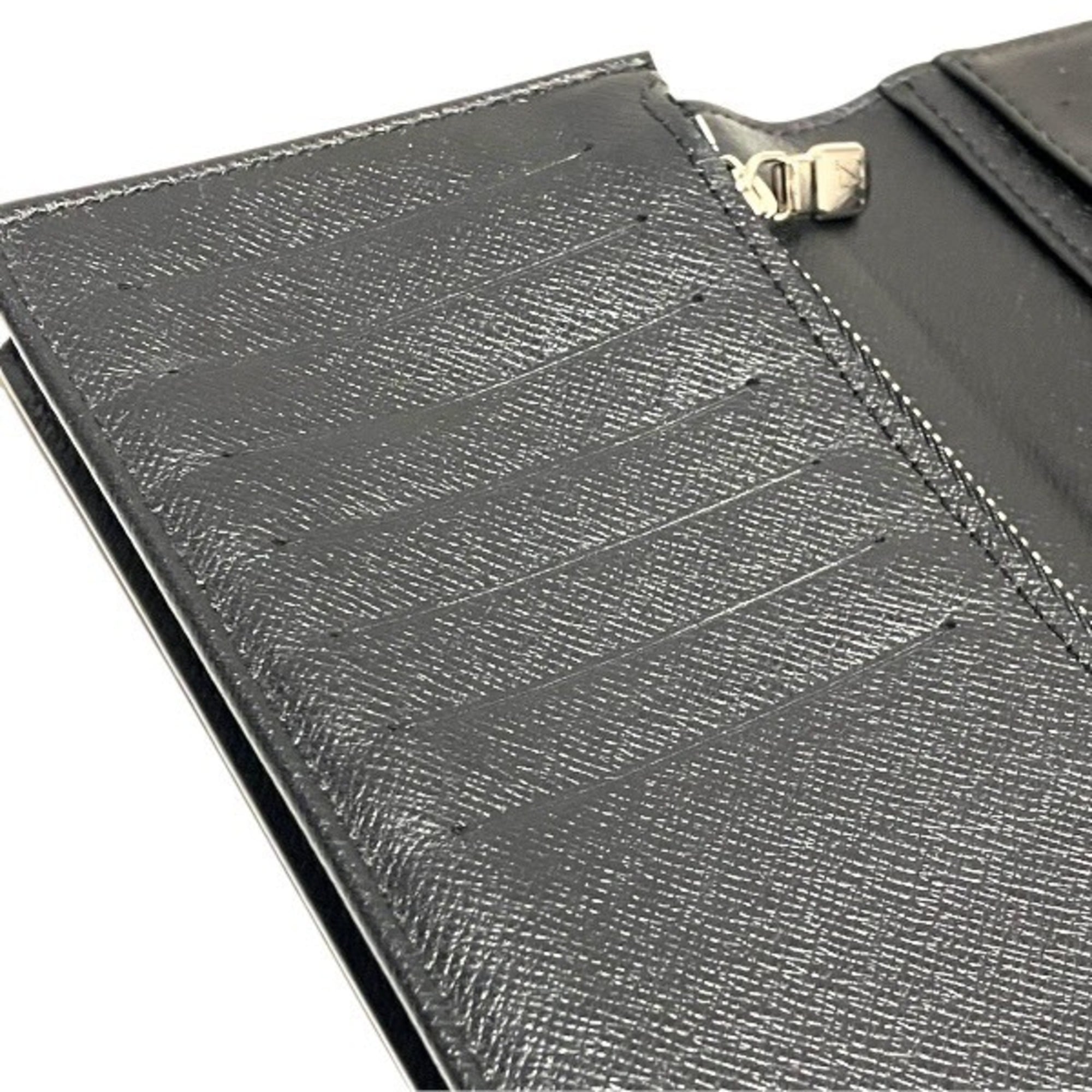 Louis Vuitton Black Long Wallet (Bi-Fold) (Pre-Owned)