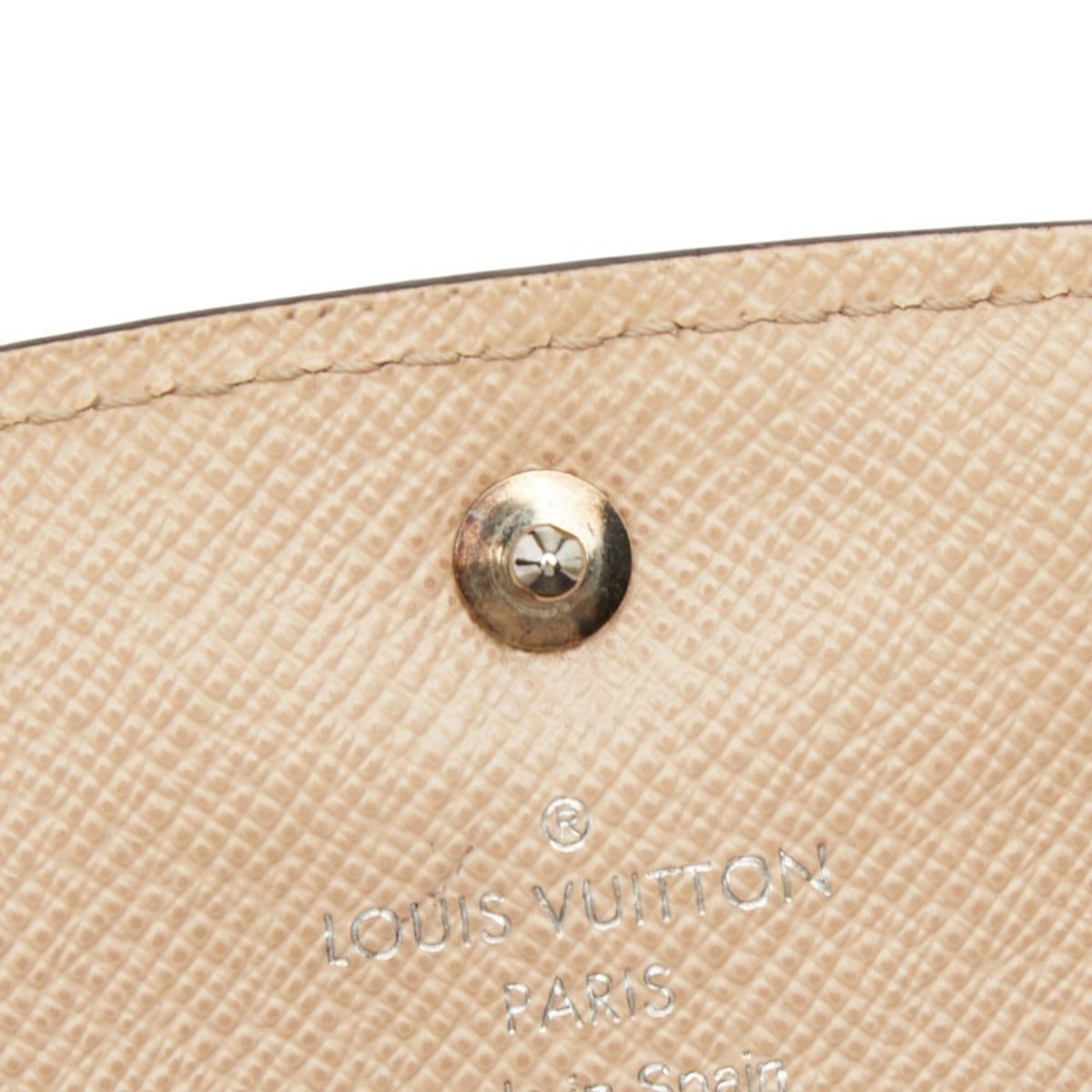 Louis Vuitton Blue Indigo Leather Long Wallet (Bi-Fold) (Pre-Owned)