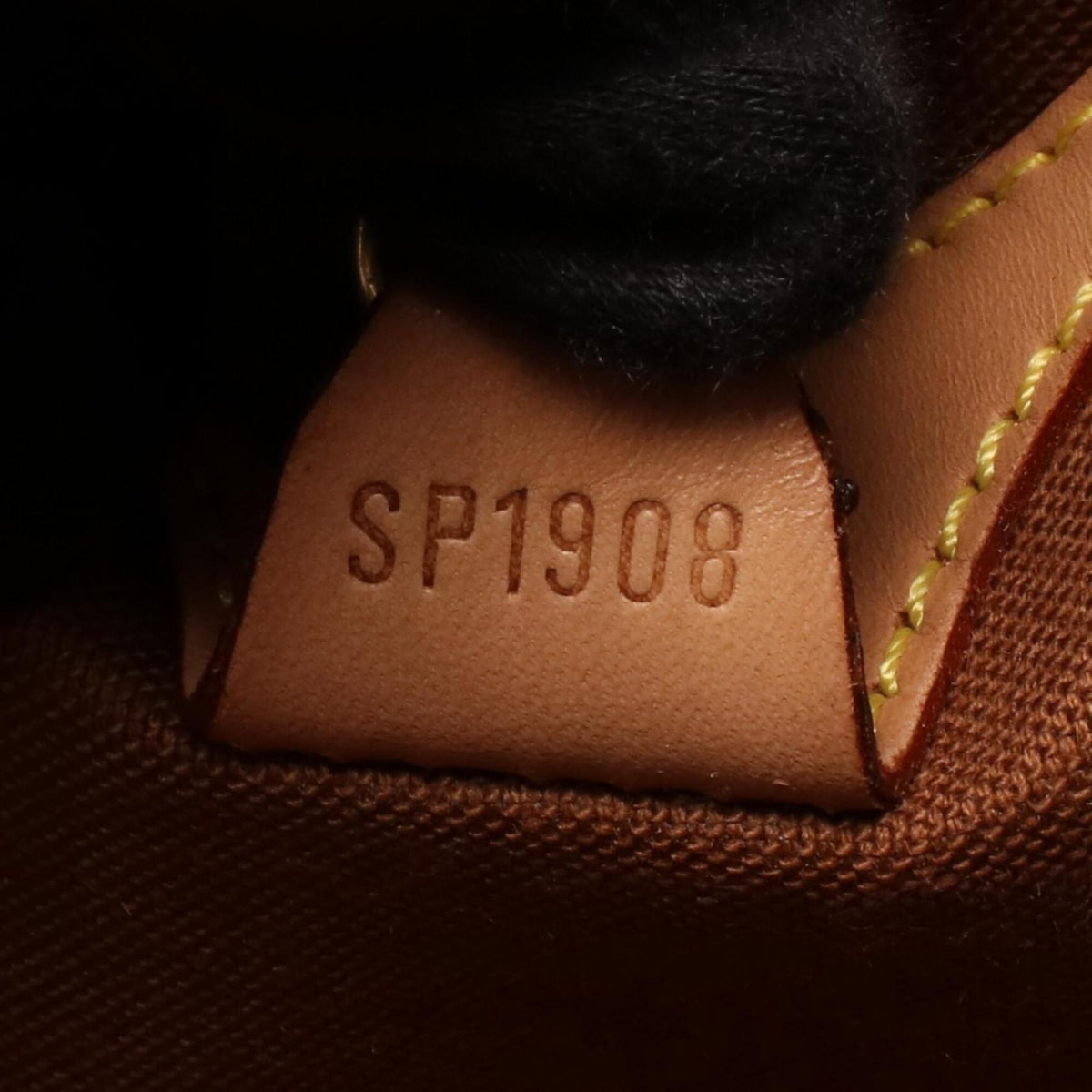 Louis Vuitton Brown Monogram Coated Canvas Leather Handbag (Pre-Owned)