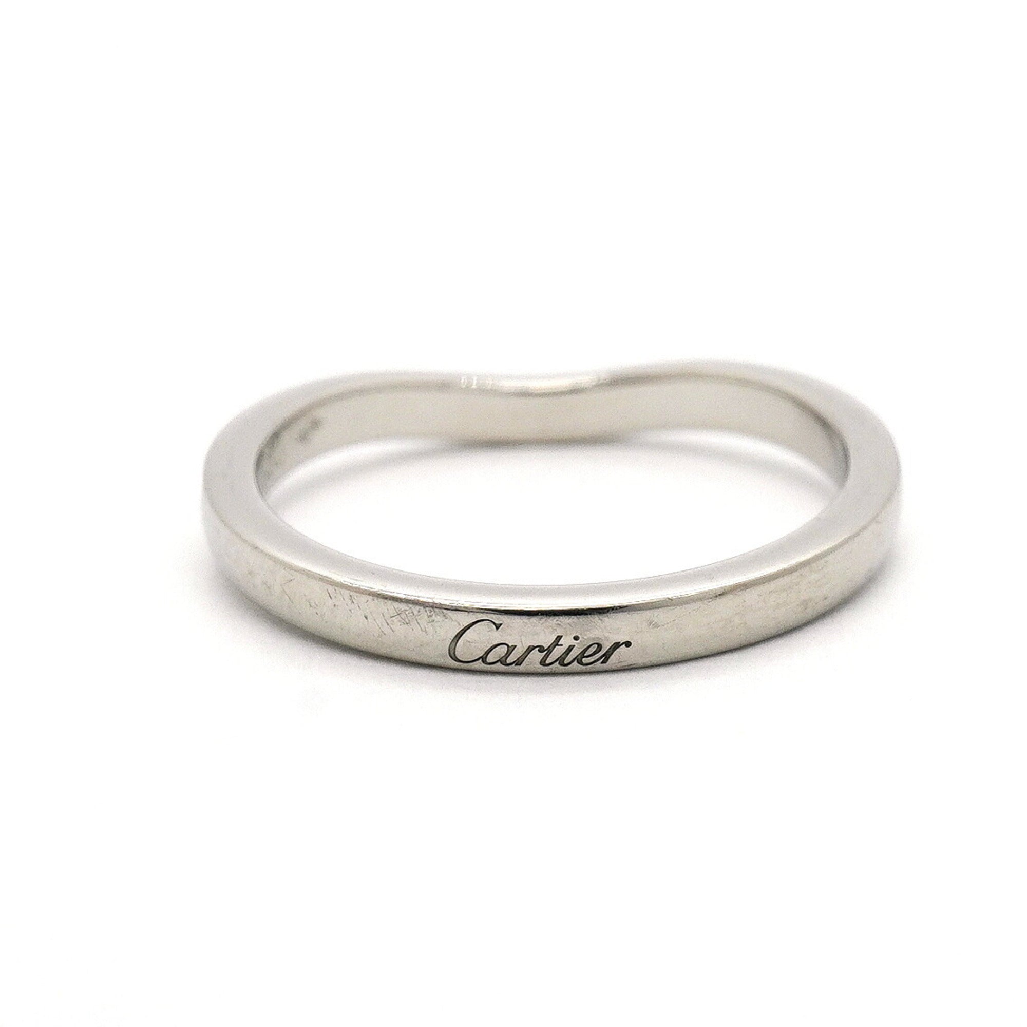 Cartier Platinum 950 Band Ring (Pre-Owned)