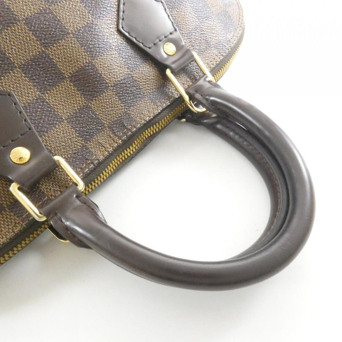 Louis Vuitton Brown Coated Canvas Handbag (Pre-Owned)