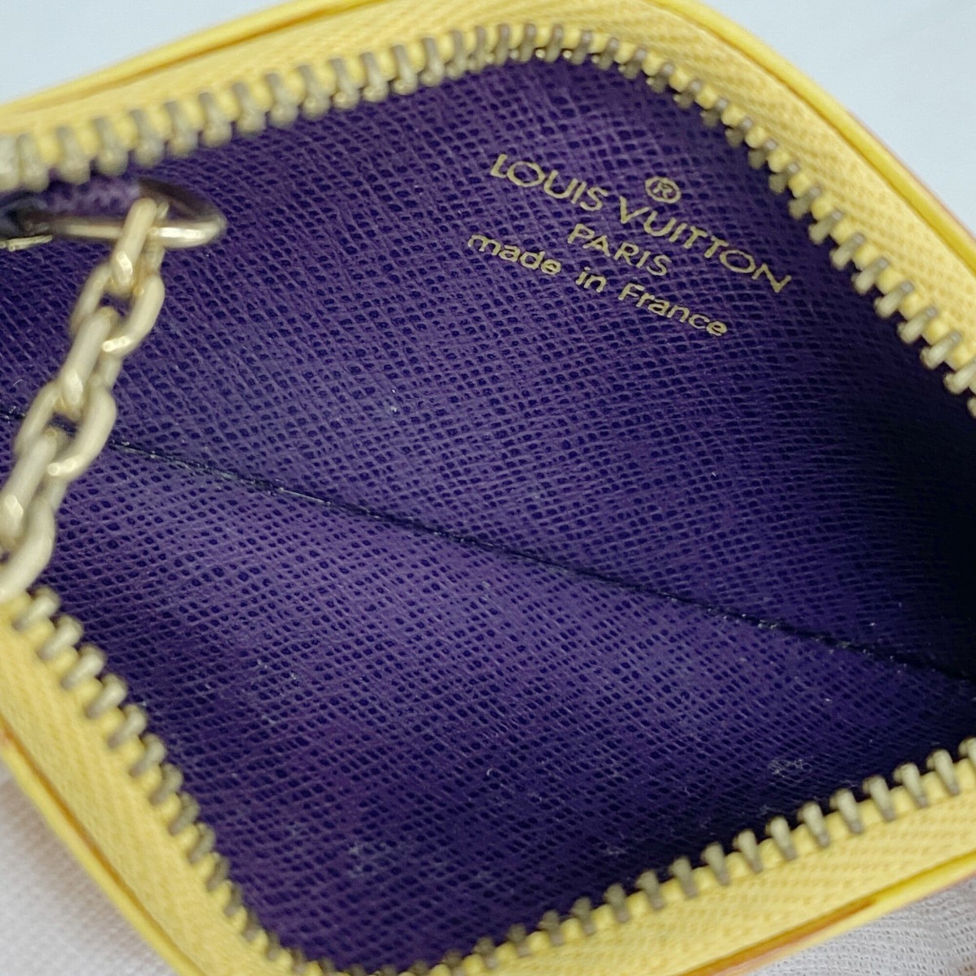 Louis Vuitton Jaune Coin Purse/Coin Case (Pre-Owned)