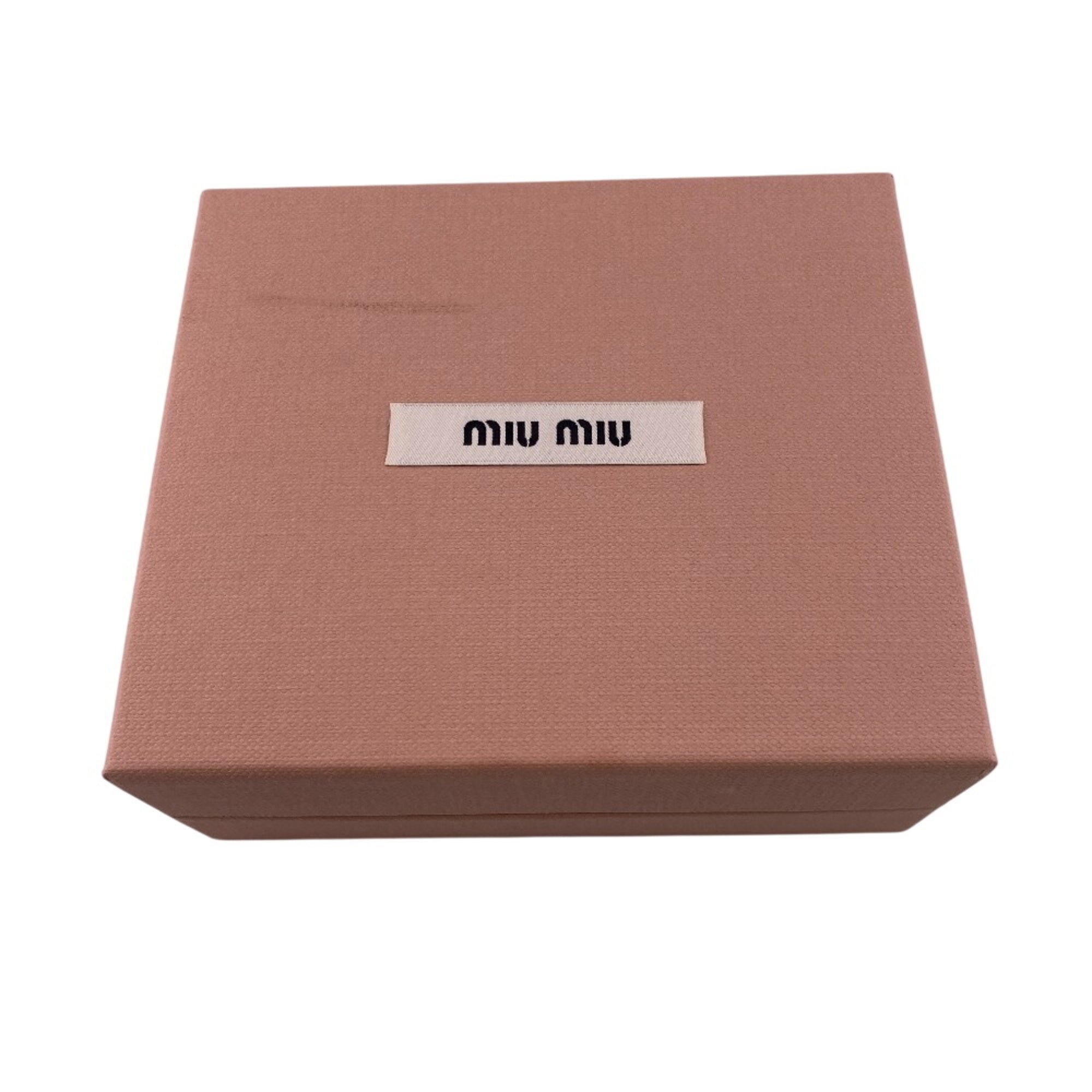 Miu Miu Black Leather Wallet (Tri-Fold) (Pre-Owned)