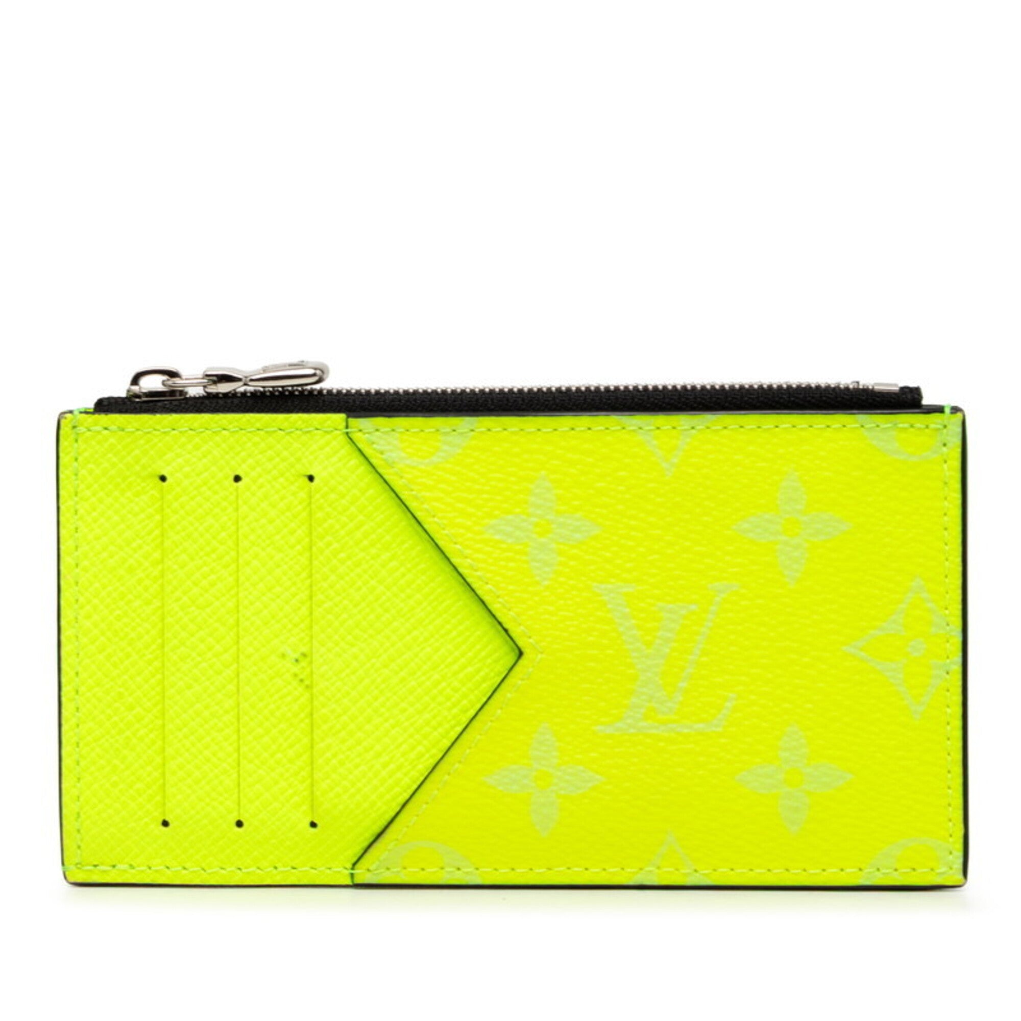 Louis Vuitton Yellow Pvc Taigarama Coin Purse/Coin Case (Pre-Owned)