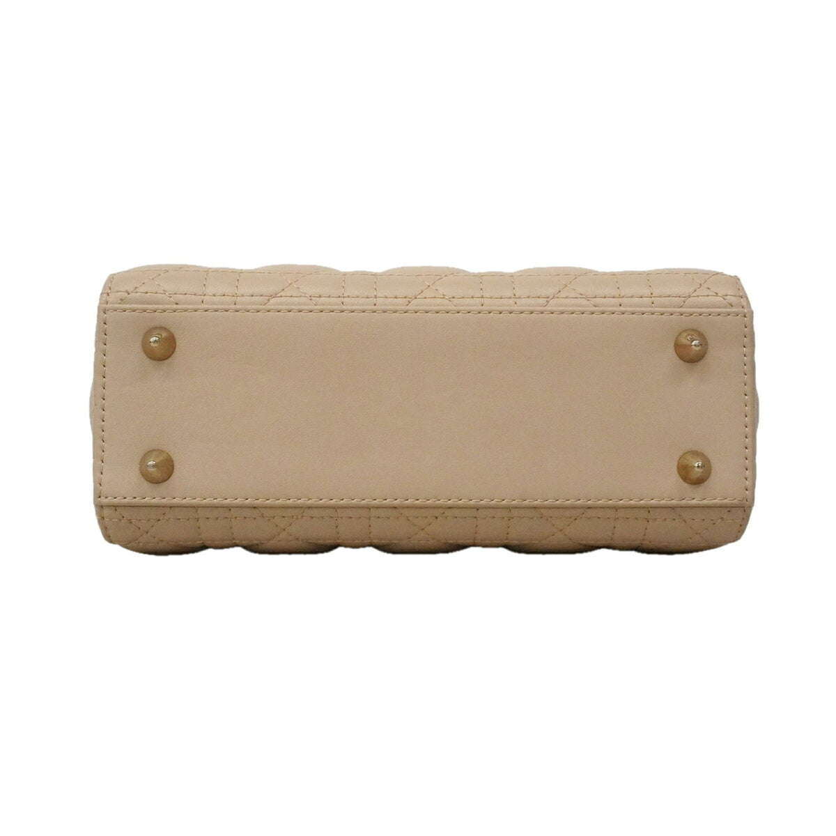 Christian Dior Beige Leather Handbag (Pre-Owned)