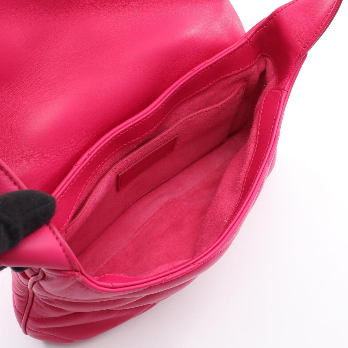 Saint Laurent Pink Leather Handbag Shoulder Bag (Pre-Owned)