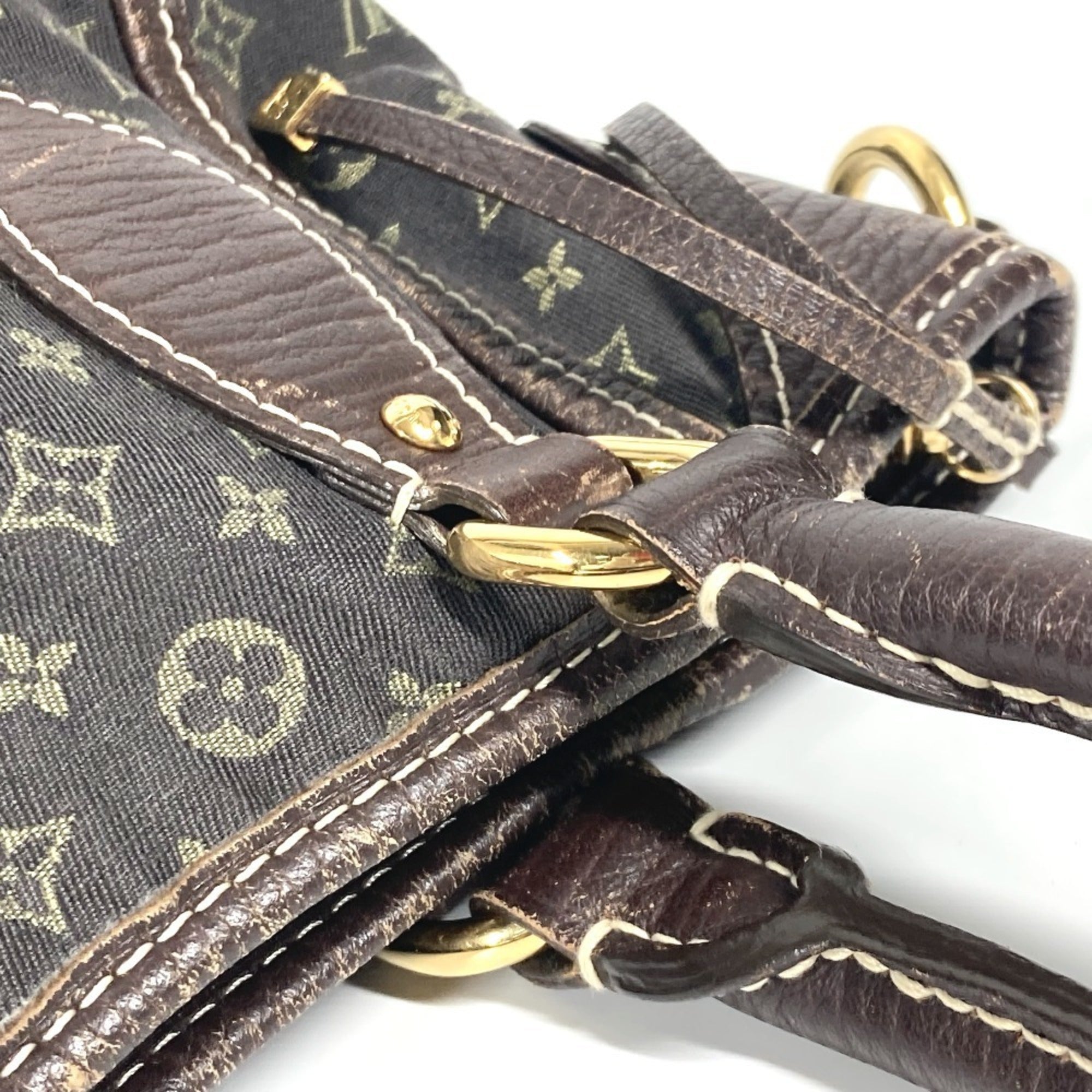 Louis Vuitton Brown Monogram Mini Handbag Shoulder Bag Tote Bag (Pre-Owned)