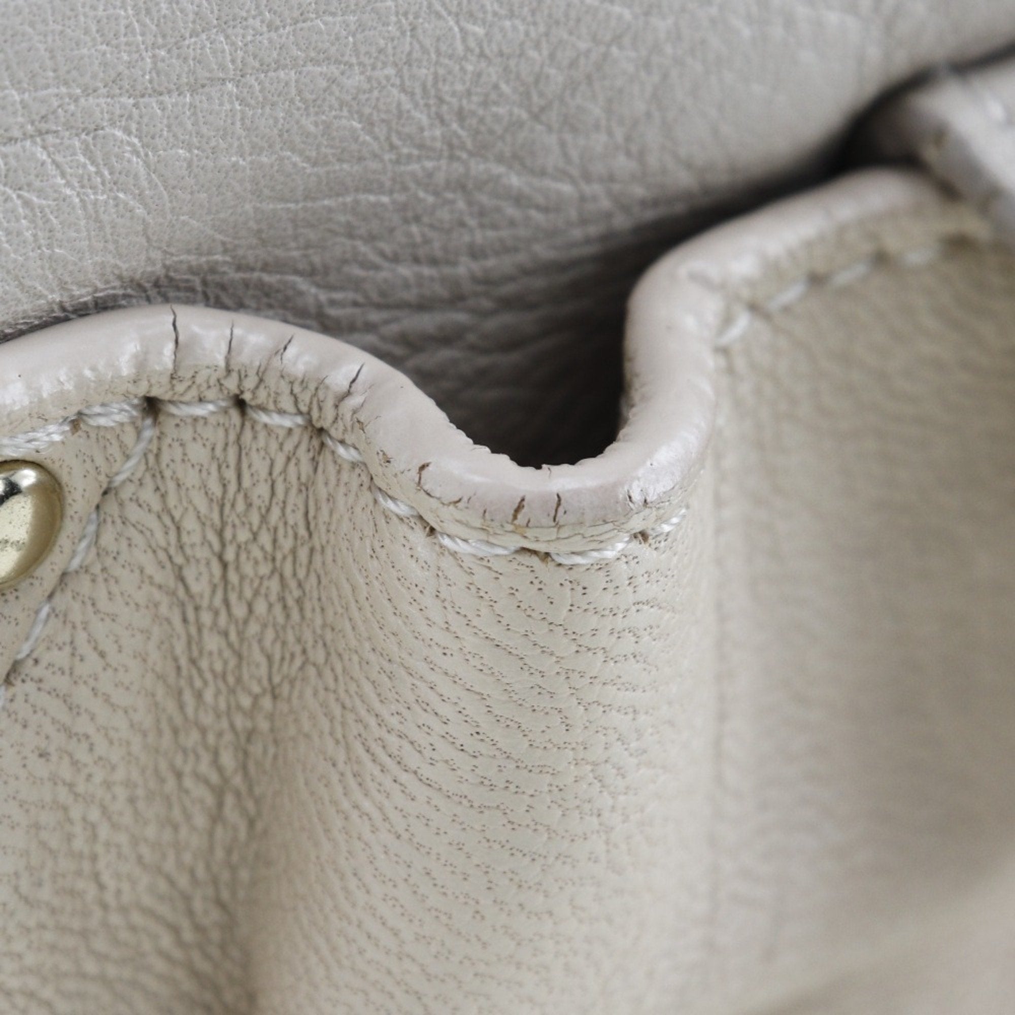 See By Chloé Beige Leather Handbag (Pre-Owned)