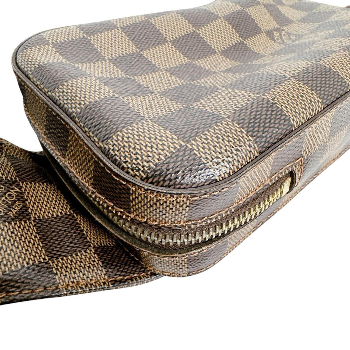 Louis Vuitton Brown Galle Or Damier Canvas Pouch Sling Bag (Pre-Owned)