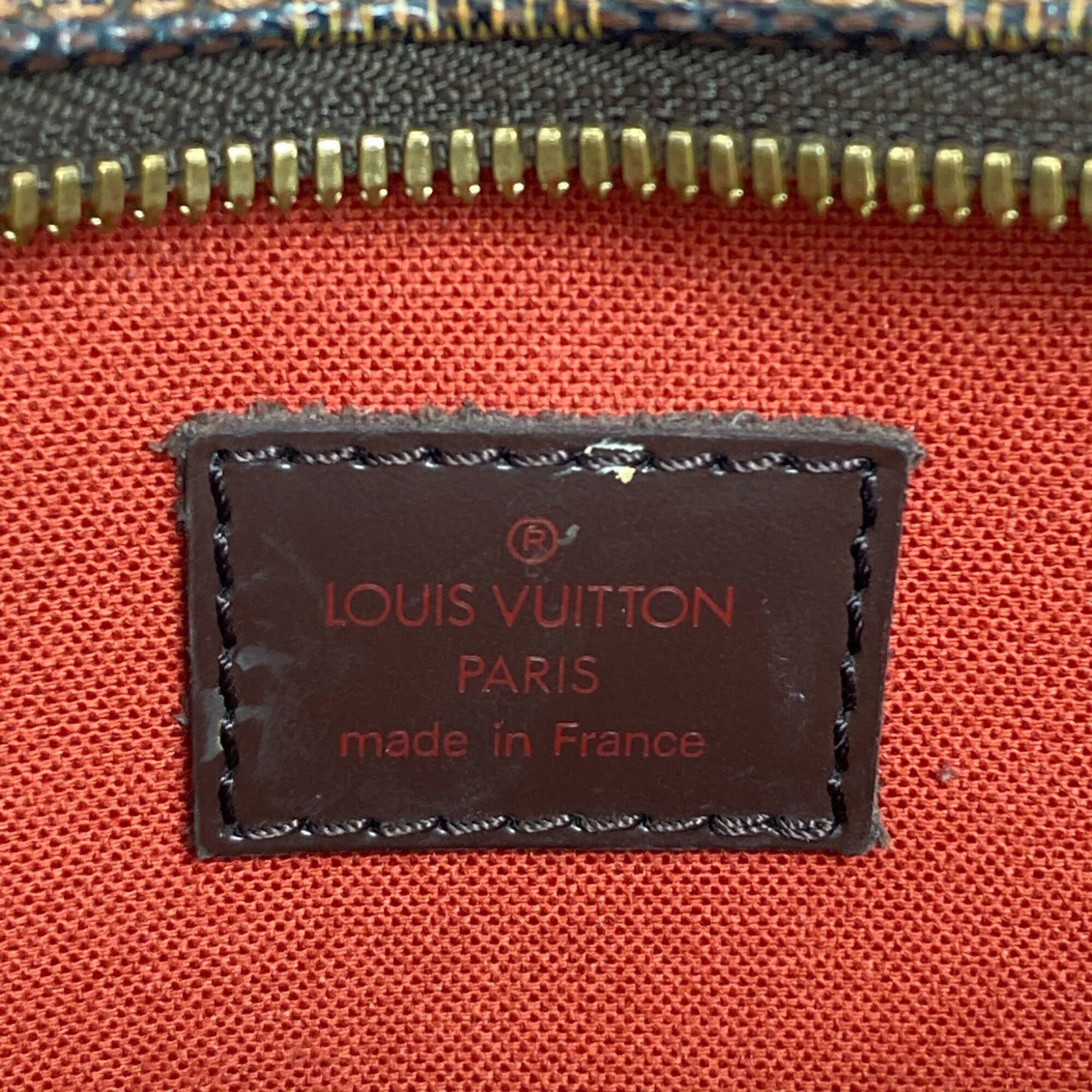 Louis Vuitton Brown Damier Canvas Ebene Damier Canvas Shoulder Bag (Pre-Owned)
