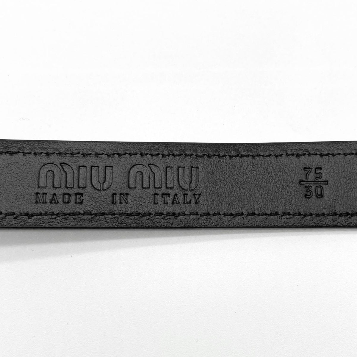 Miu Miu Black Leather Sling Bag (Pre-Owned)