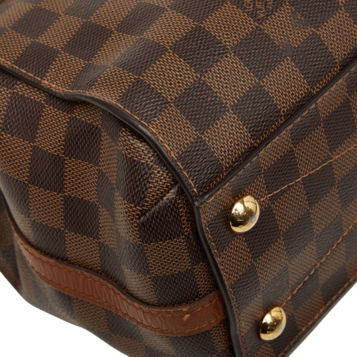 Louis Vuitton Brown Pvc Leather Handbag Shoulder Bag (Pre-Owned)