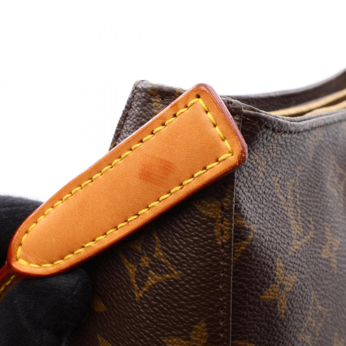 Louis Vuitton Brown Coated Canvas Pvc Monogram Leather Handbag Shoulder Bag (Pre-Owned)