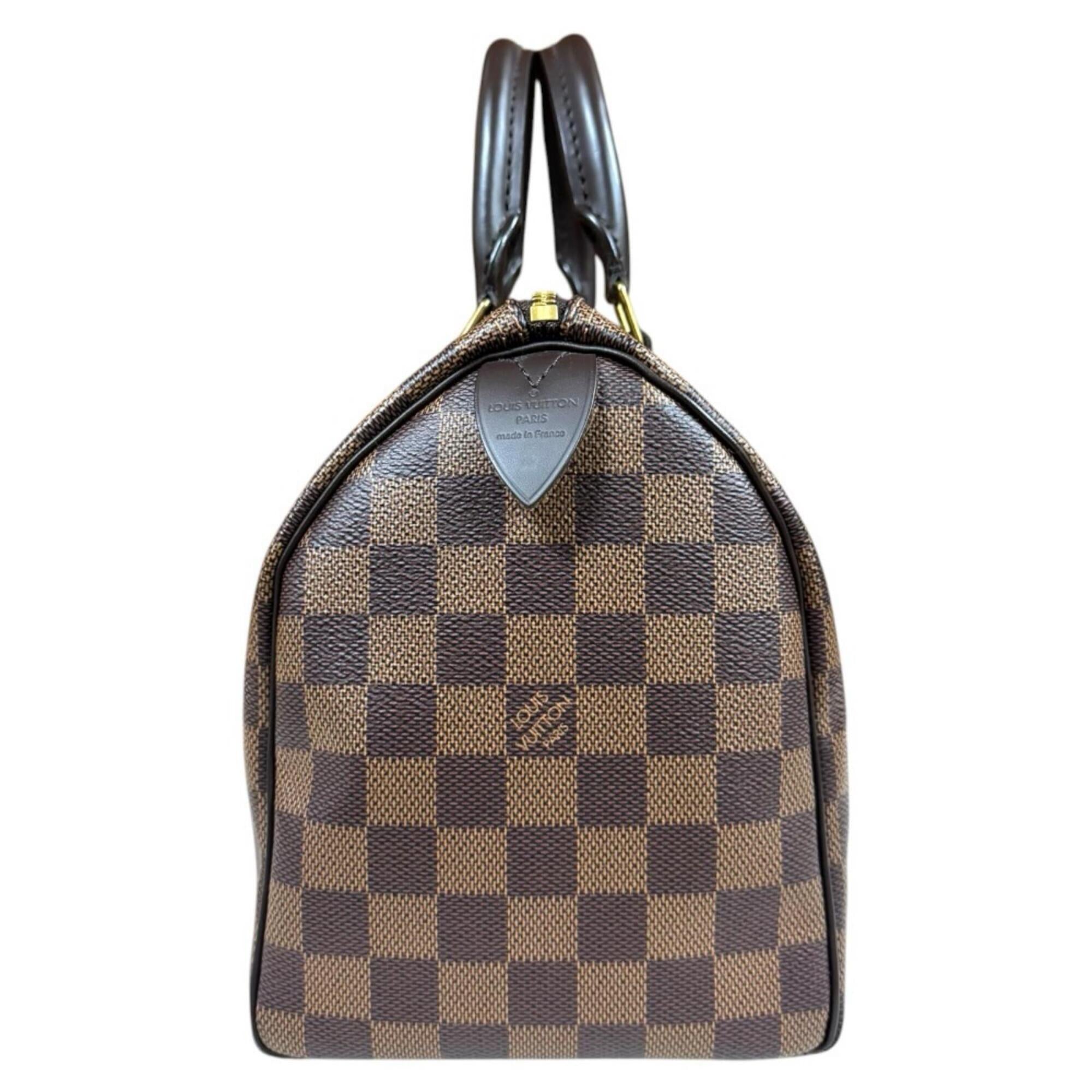 Louis Vuitton Damier Brown Damier Canvas Handbag (Pre-Owned)