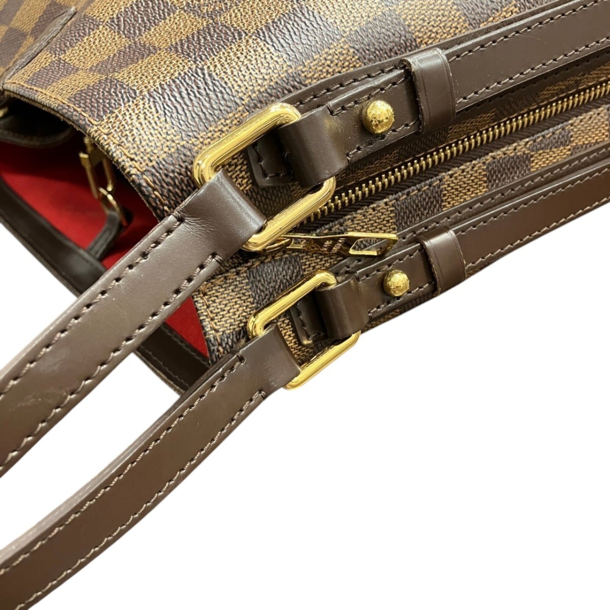 Louis Vuitton Damier Brown Damier Canvas Shoulder Bag (Pre-Owned)