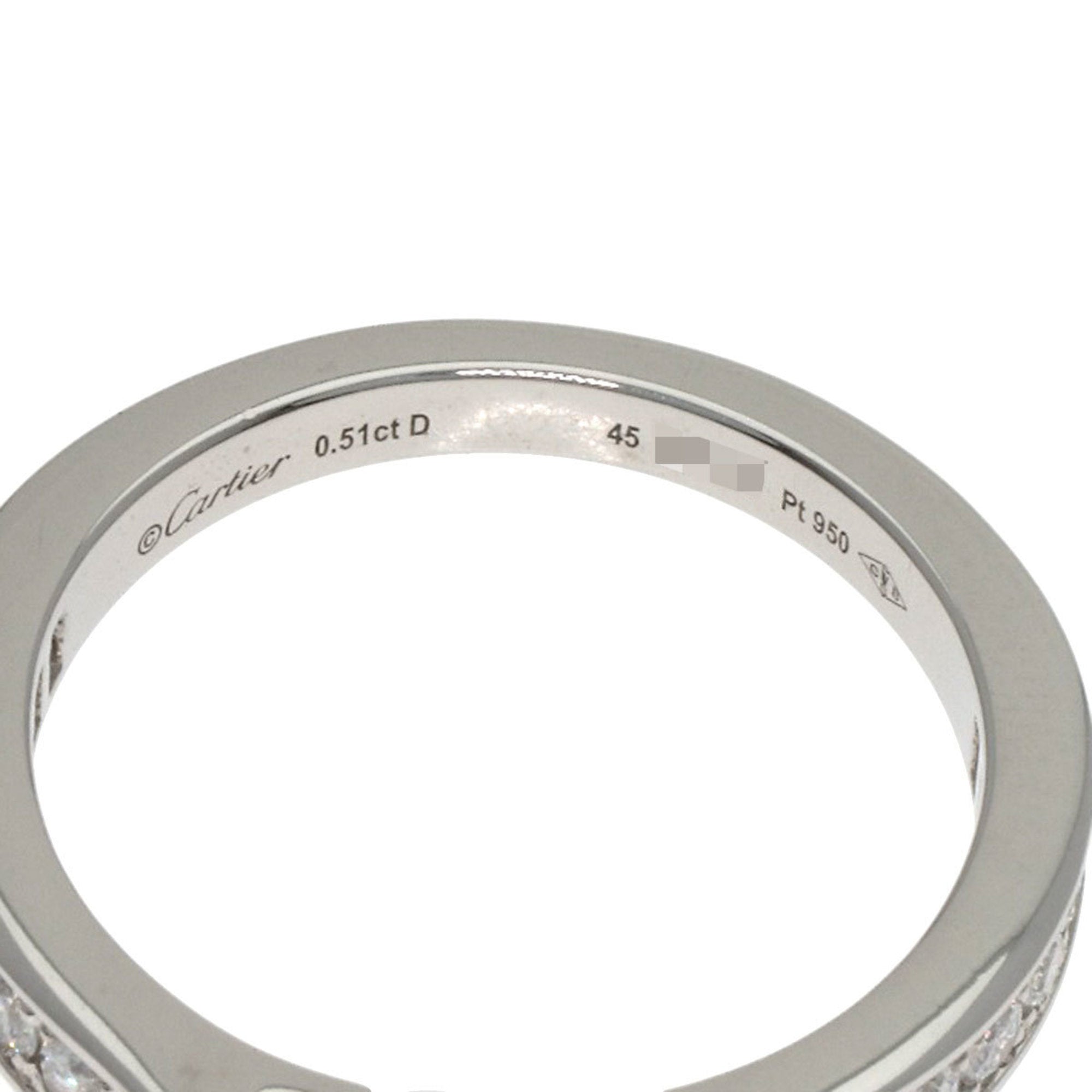Cartier Platinum 950 Band Ring (Pre-Owned)