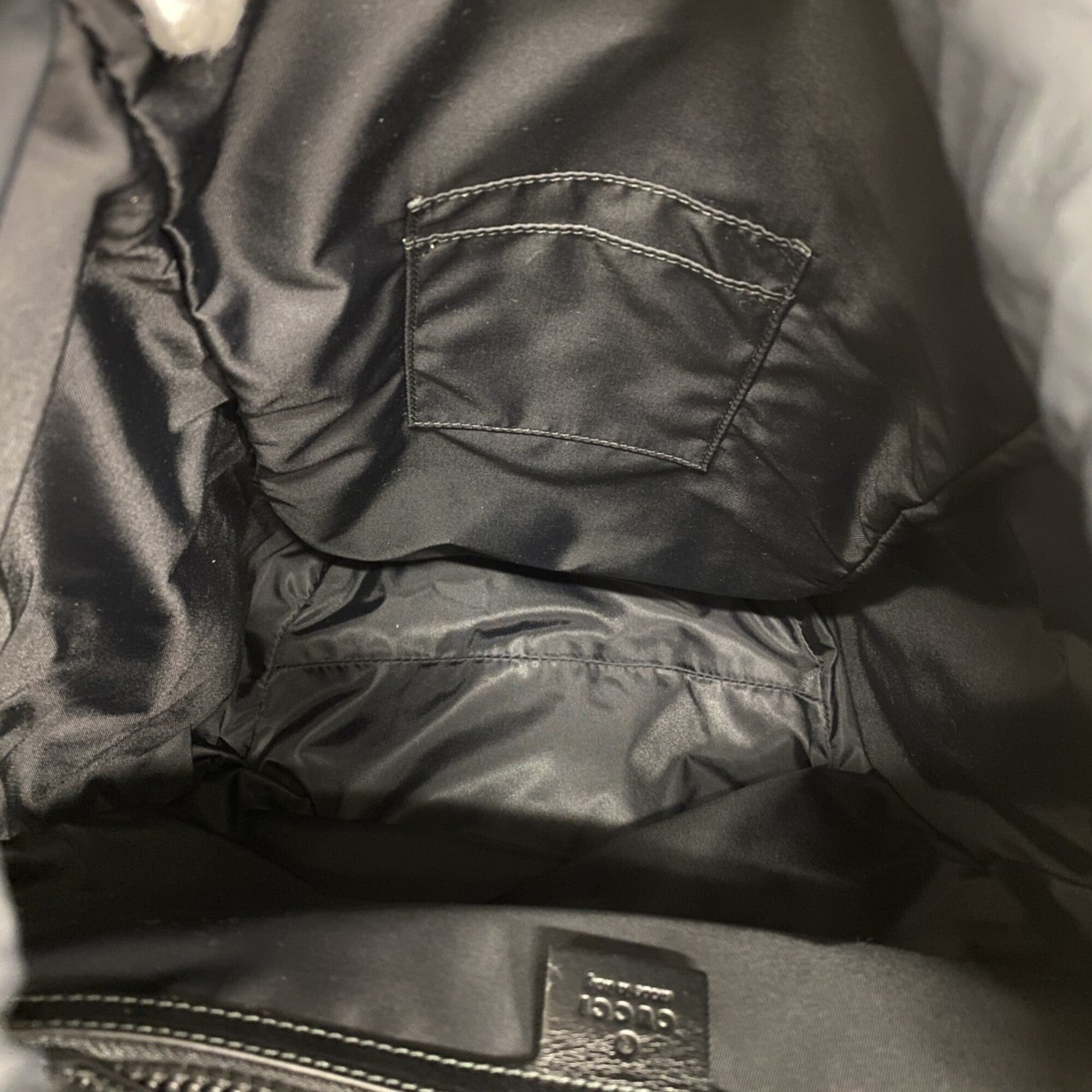 Gucci Red Color Nylon Backpack (Pre-Owned)