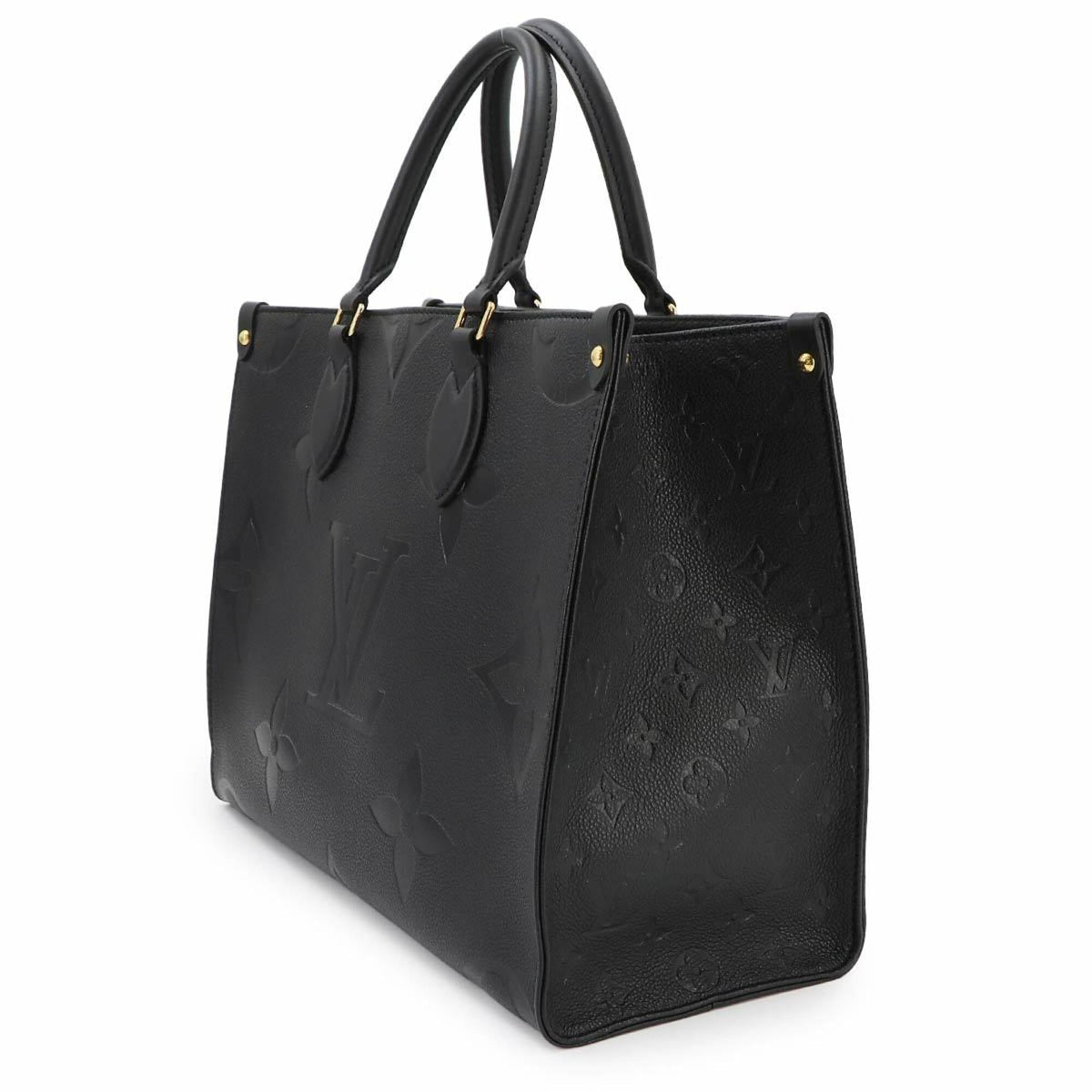 Louis Vuitton Noir Monogram Empreinte Leather Handbag Tote Bag (Pre-Owned)