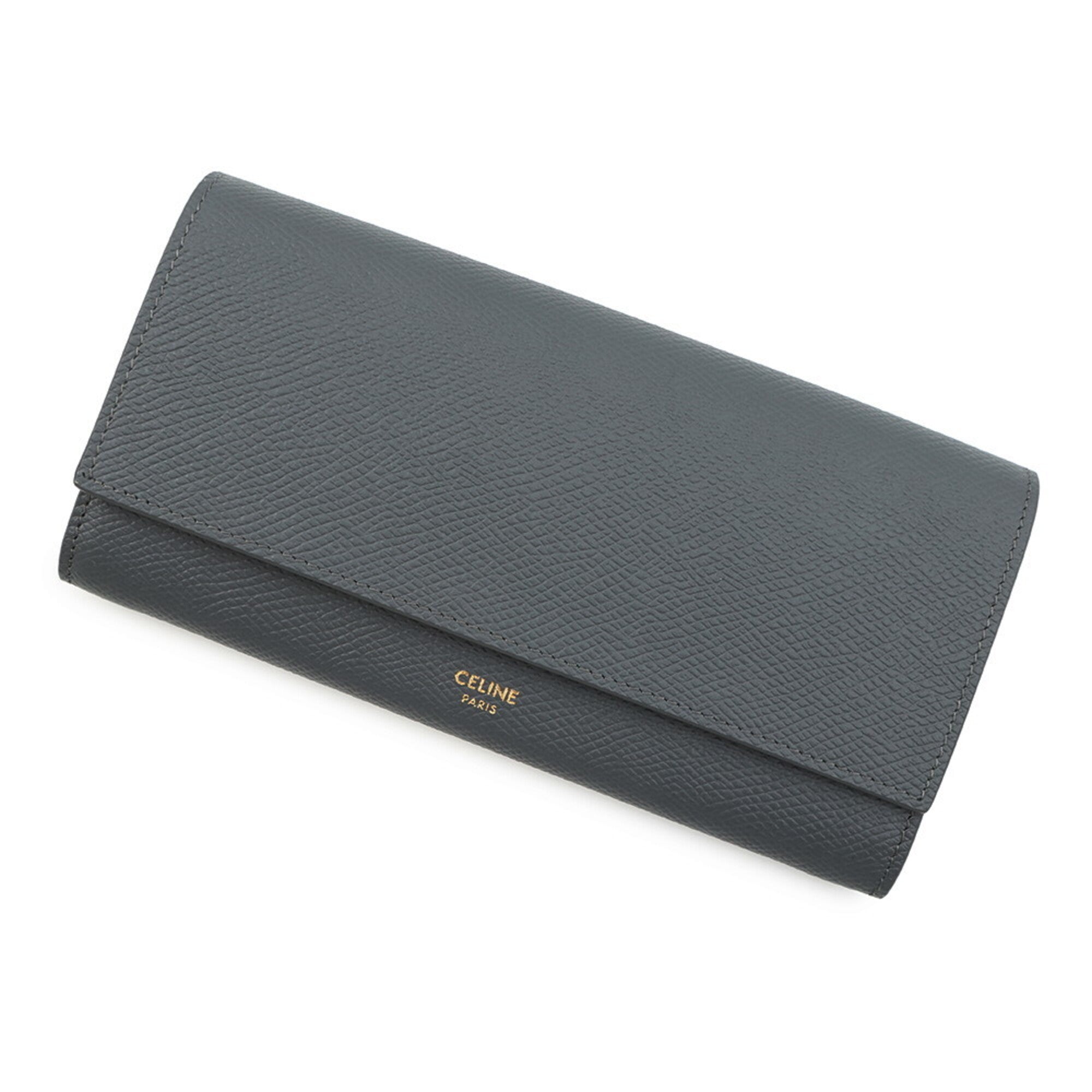 Celine Leather Long Wallet (Bi-Fold) (Pre-Owned)