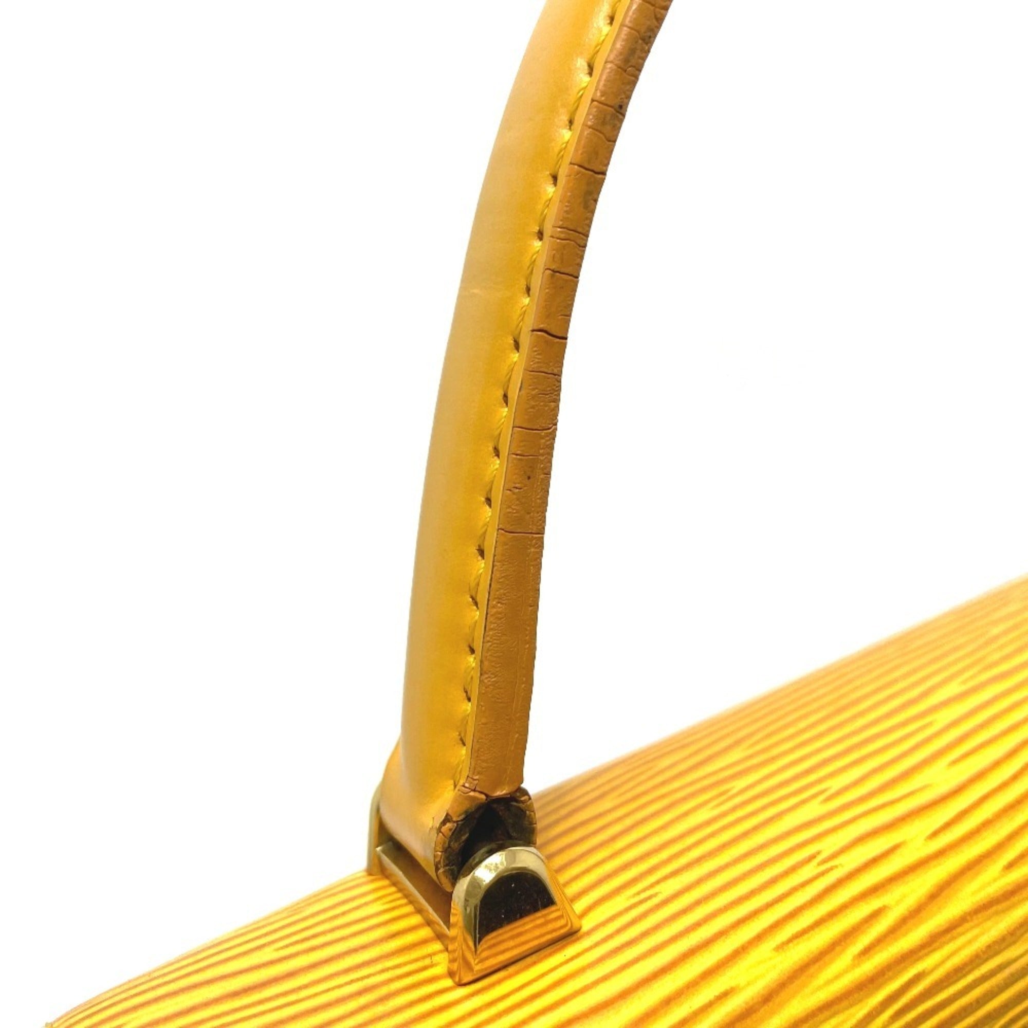 Louis Vuitton Epi Yellow Epi Leather Handbag (Pre-Owned)