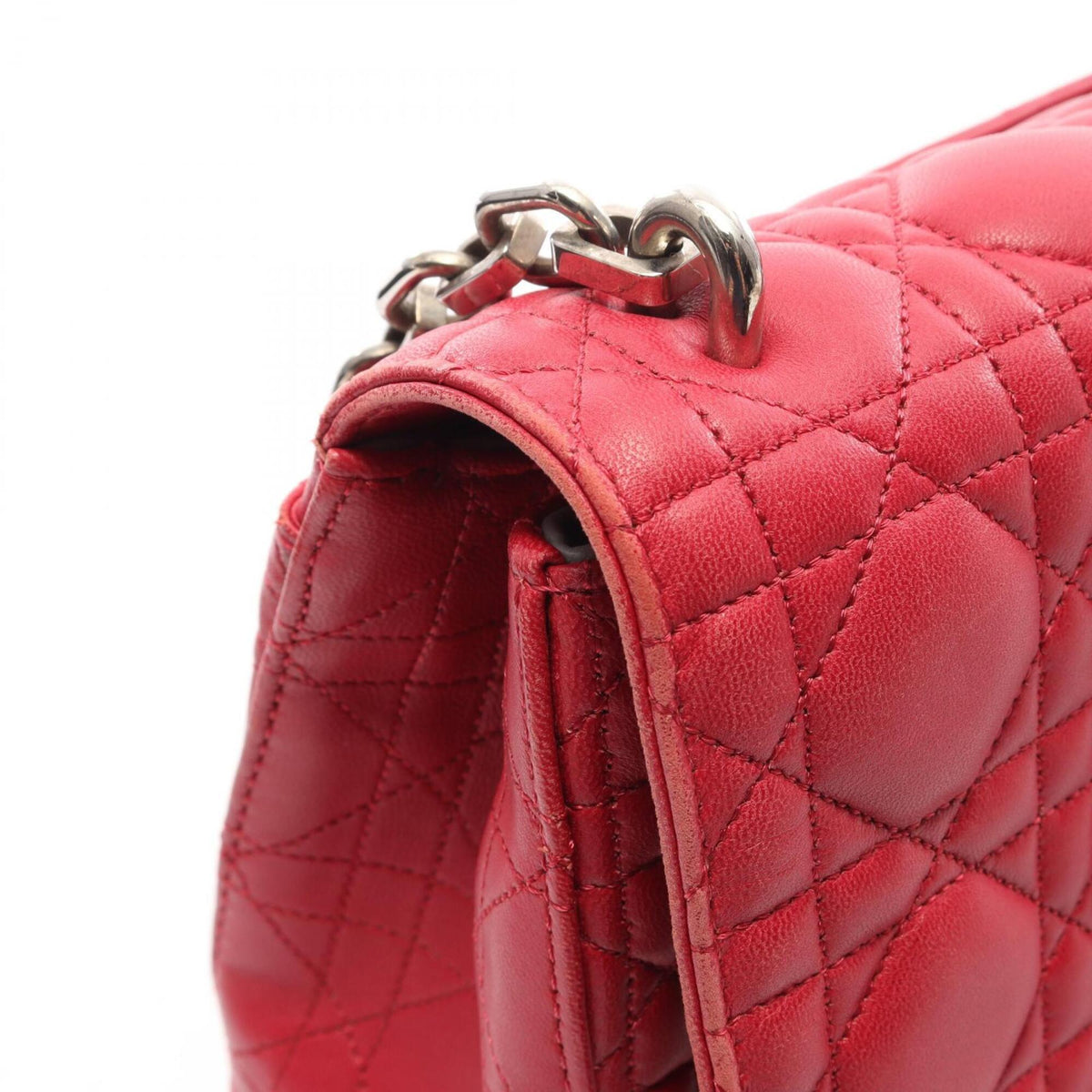 Christian Dior Pink Leather Handbag Shoulder Bag (Pre-Owned)
