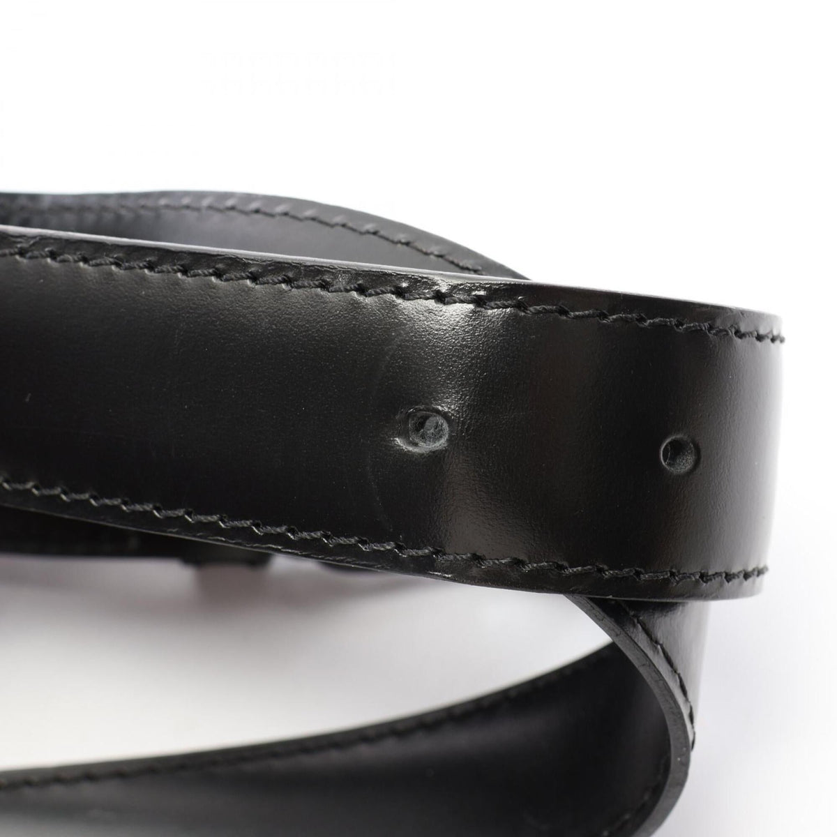 Louis Vuitton Black Noir Epi Leather Handbag Pouch Shoulder Bag (Pre-Owned)