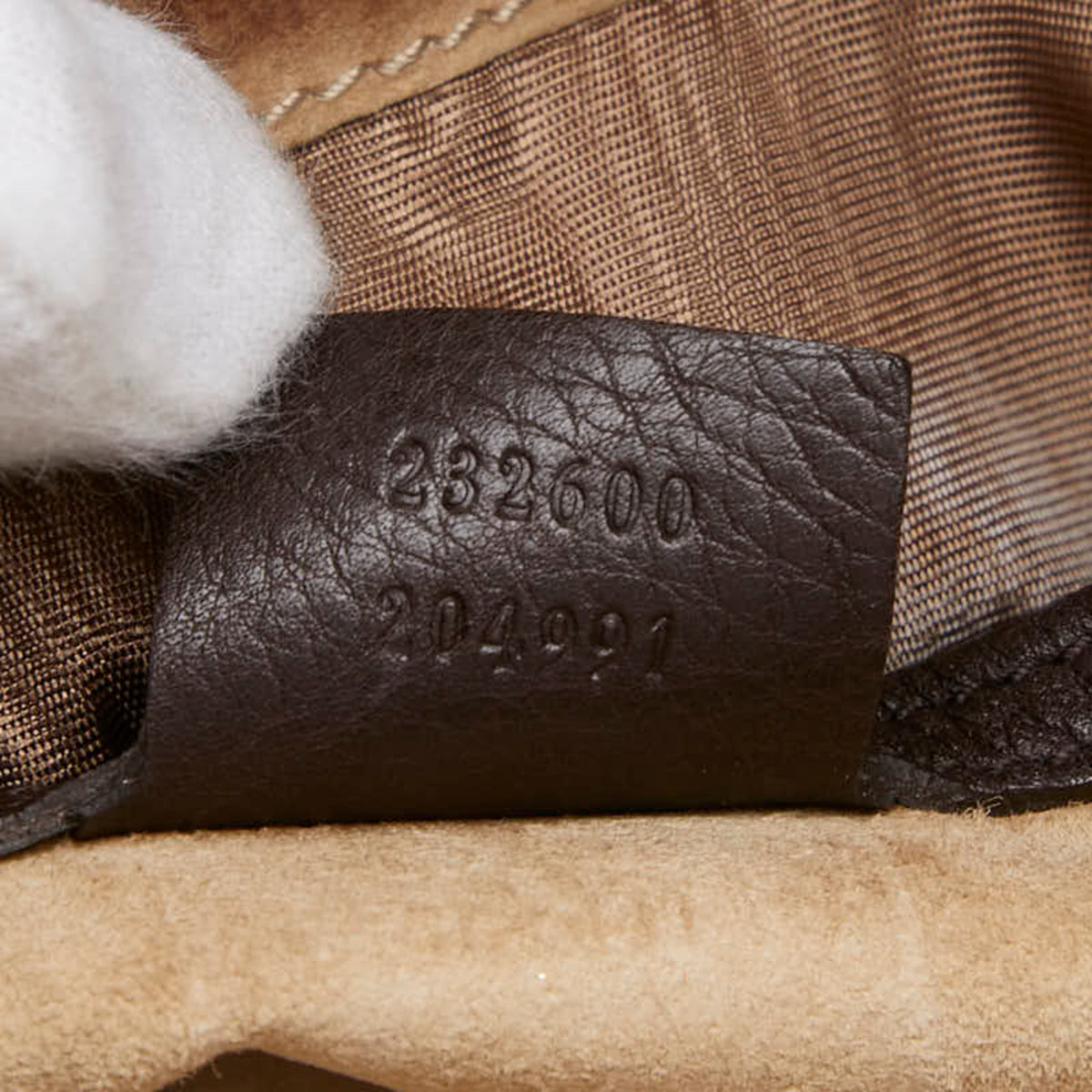 Gucci Brown Leather Tote Bag (Pre-Owned)