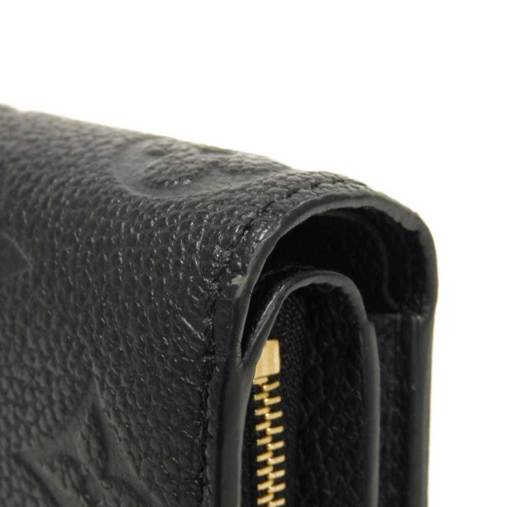 Louis Vuitton Black Galle Monogram Noir Monogram Empreinte Wallet (Bi-Fold) (Pre-Owned)