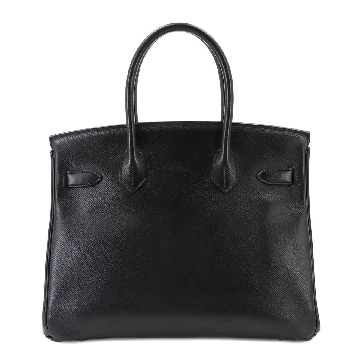 Hermes Birkin Black Epsom Leather Handbag (Pre-Owned)
