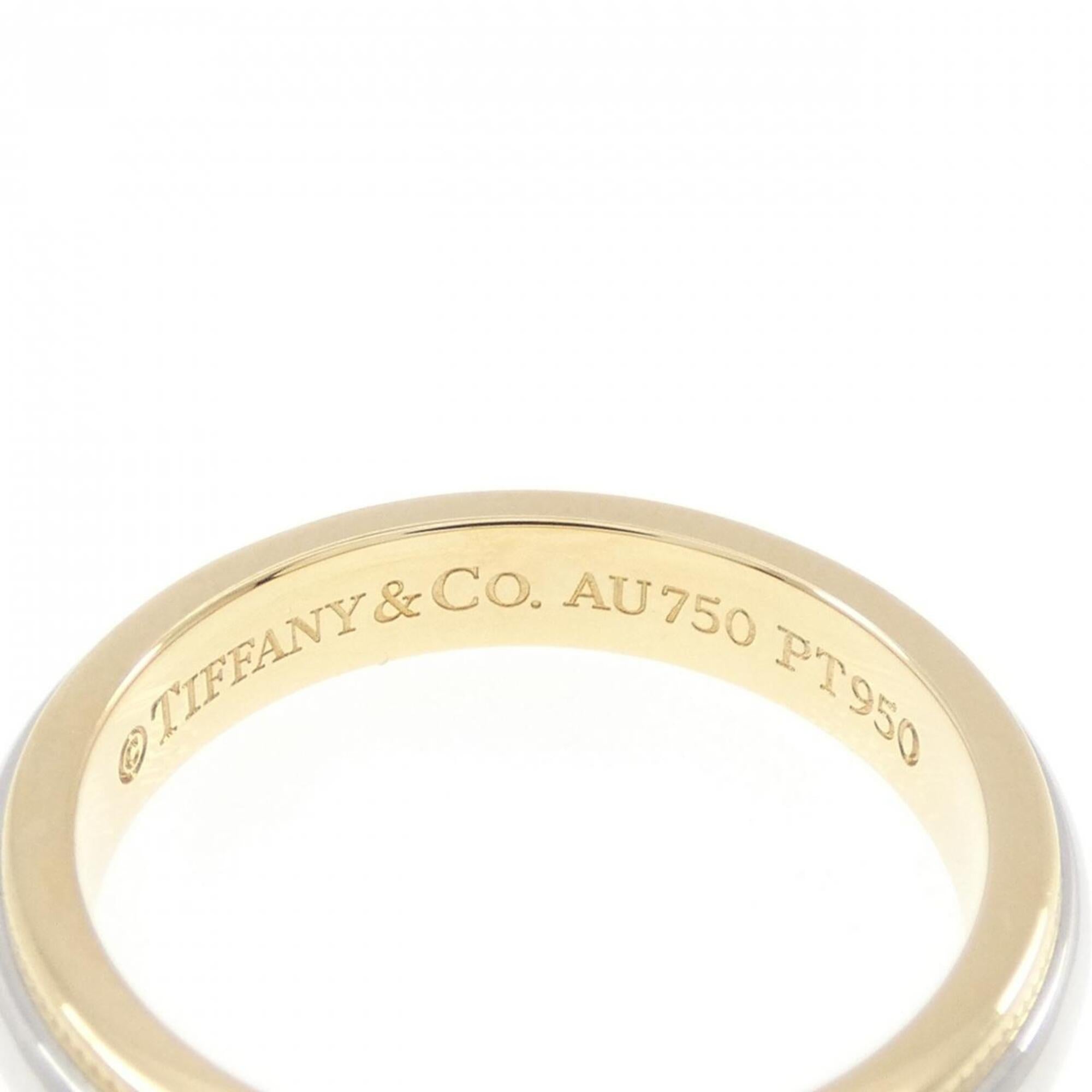 Tiffany Yellow Gold (18K) Platinum 950 Band Ring (Pre-Owned)