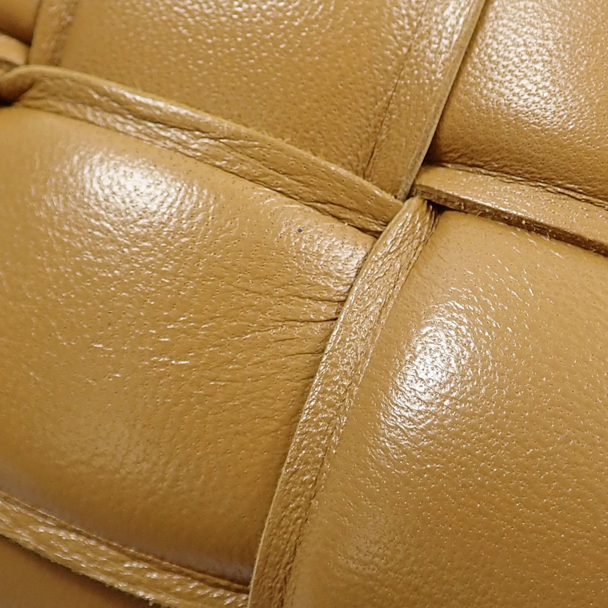 Bottega Veneta Brown Leather Shoulder Bag (Pre-Owned)