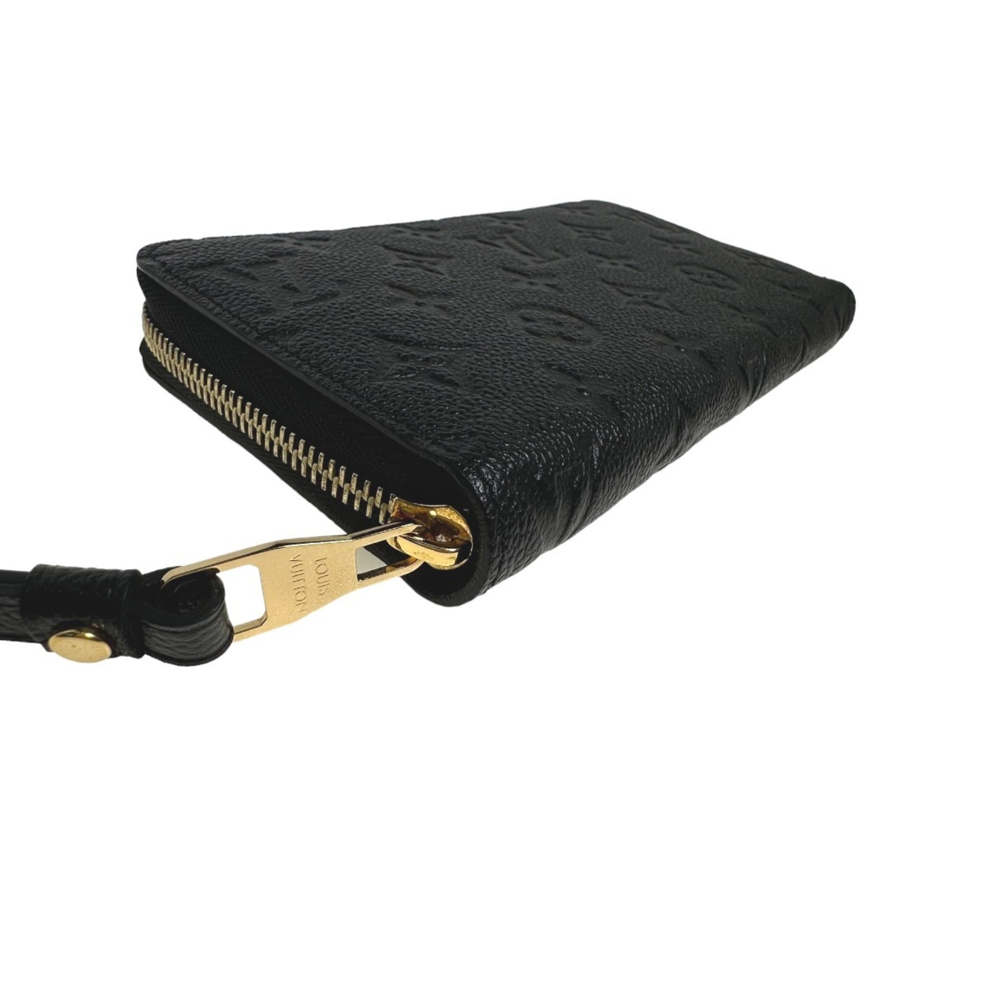 Louis Vuitton Black Monogram Empreinte Long Wallet (Bi-Fold) (Pre-Owned)