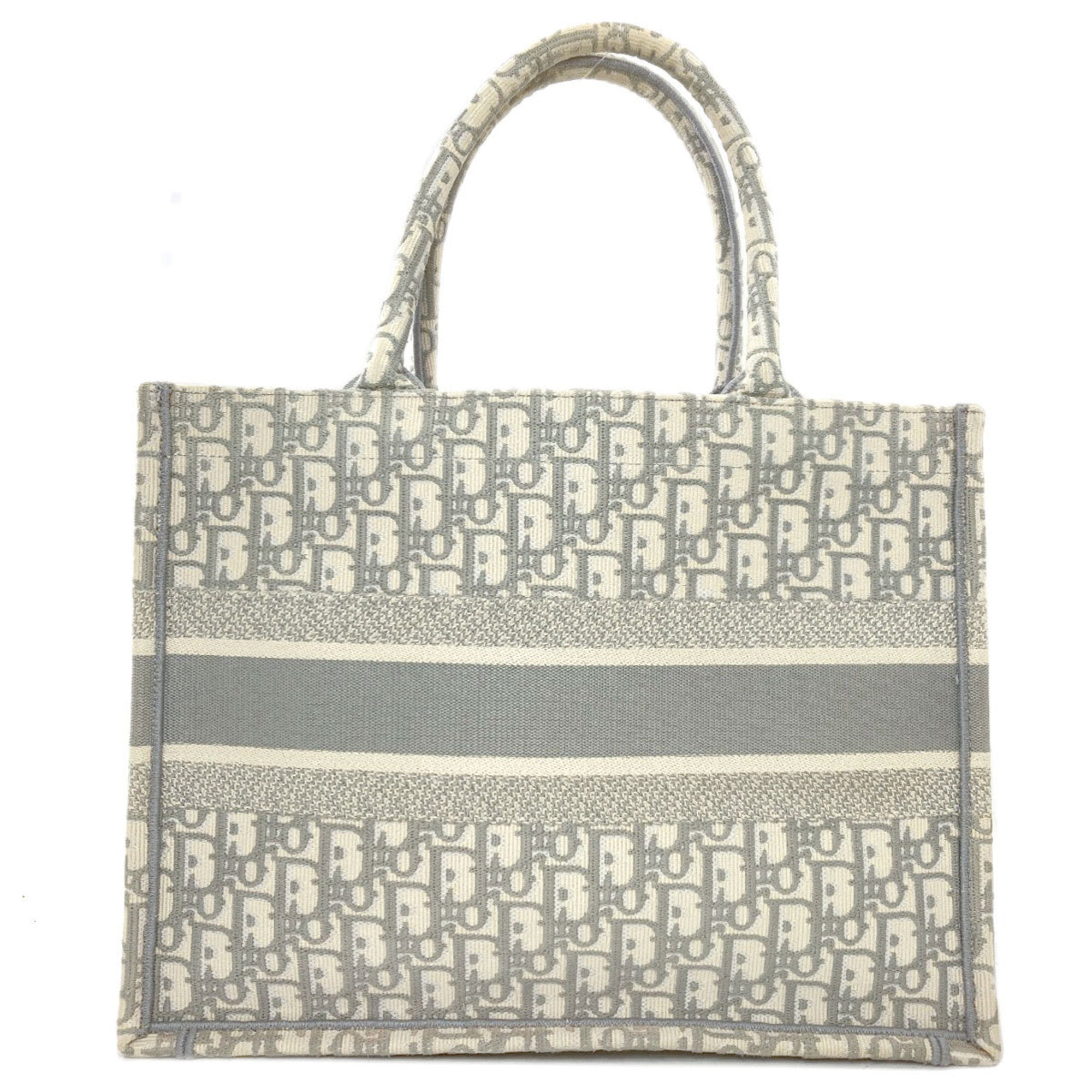 Christian Dior Gray Canvas Tote Bag (Pre-Owned)