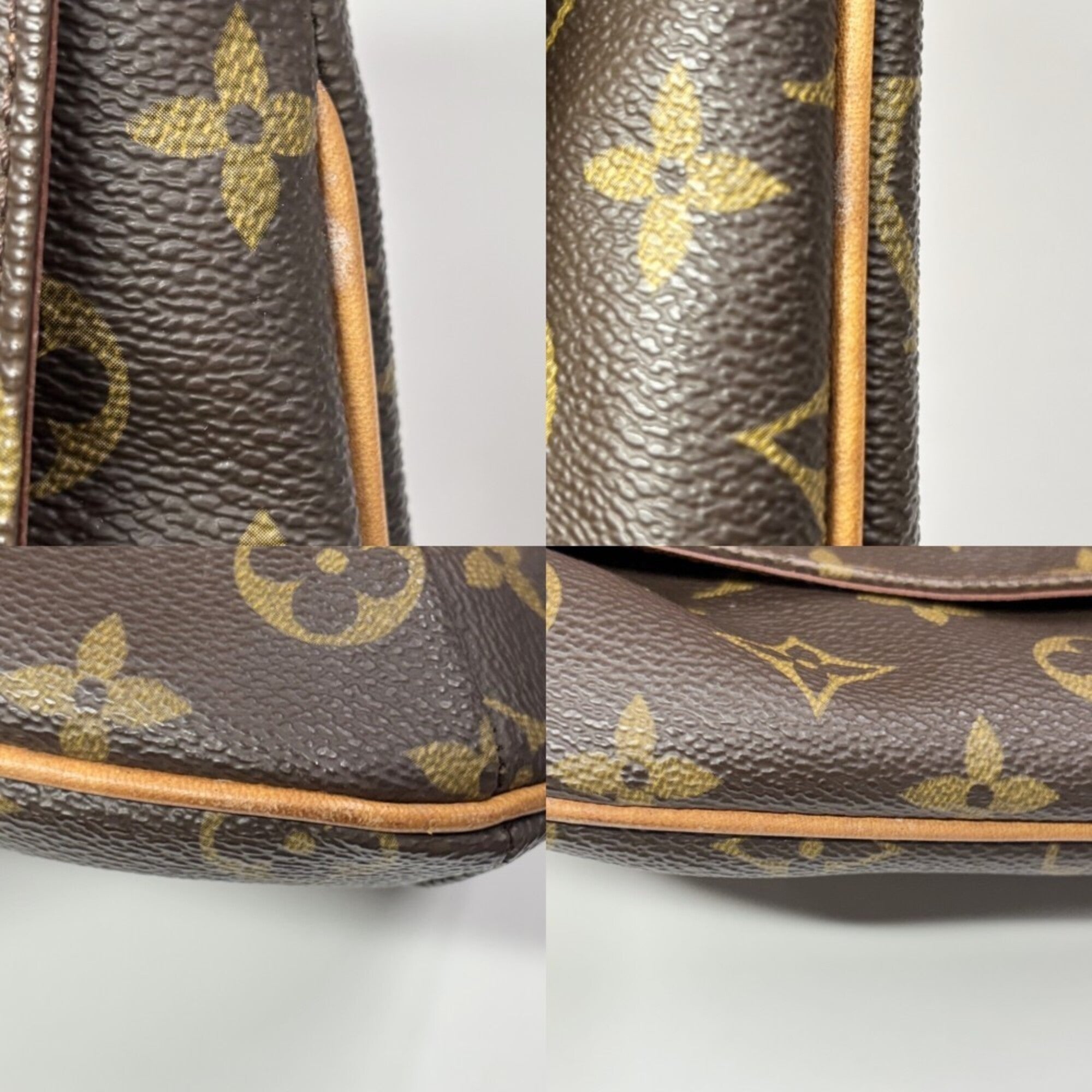 Louis Vuitton Brown Monogram Canvas Shoulder Bag (Pre-Owned)