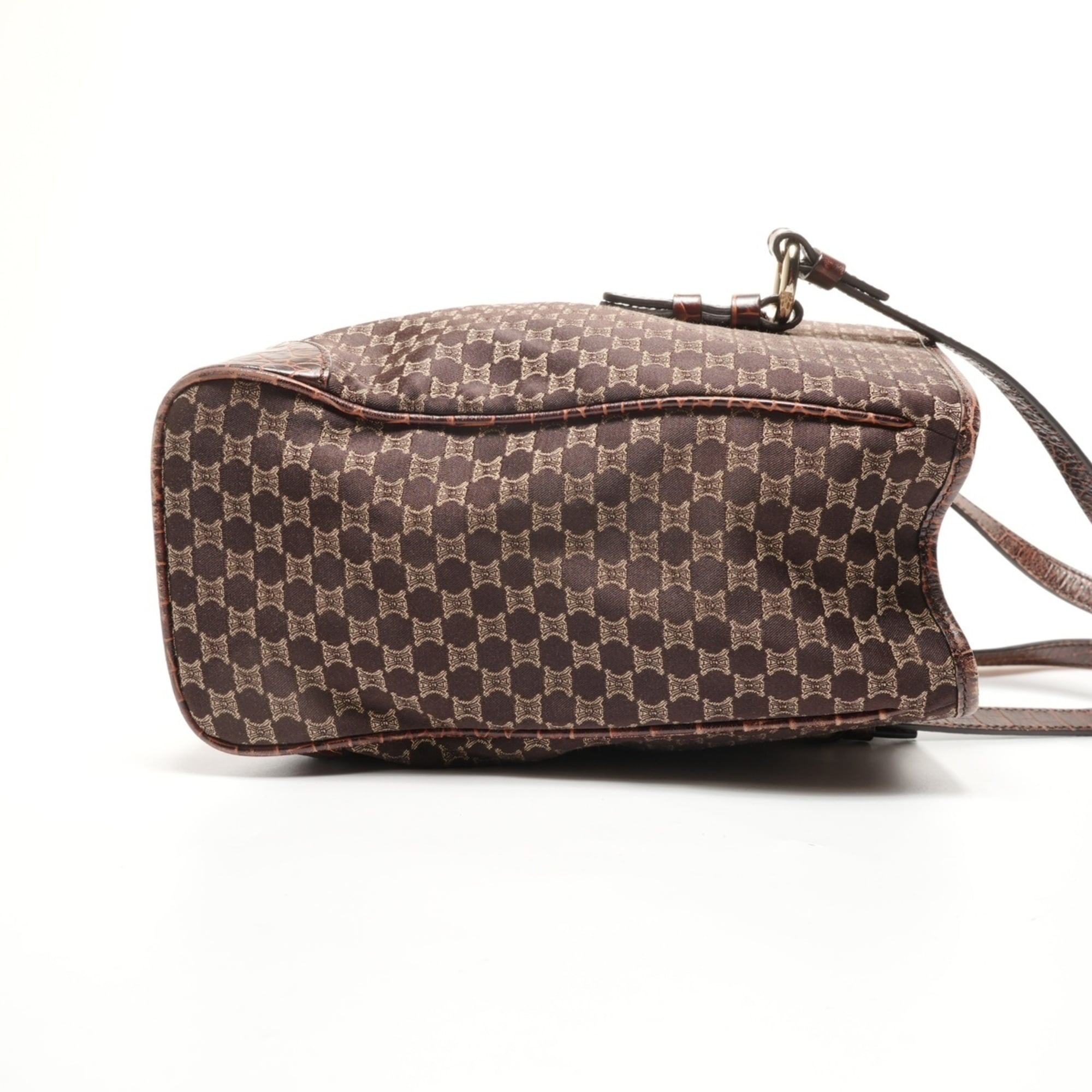 Celine Macadam Brown Canvas Tote Bag (Pre-Owned)