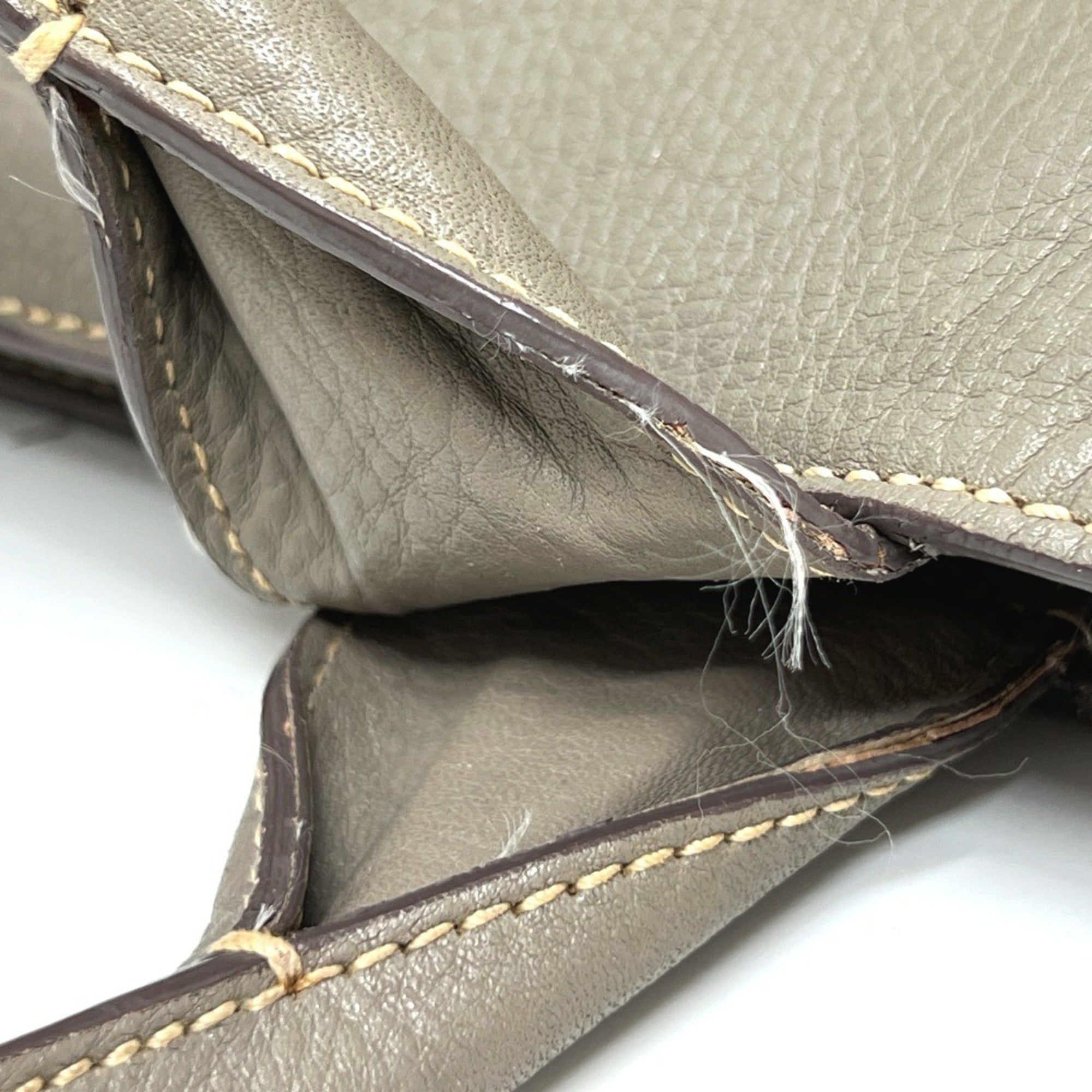 Prada Gray Canapa Handbag Tote Bag (Pre-Owned)