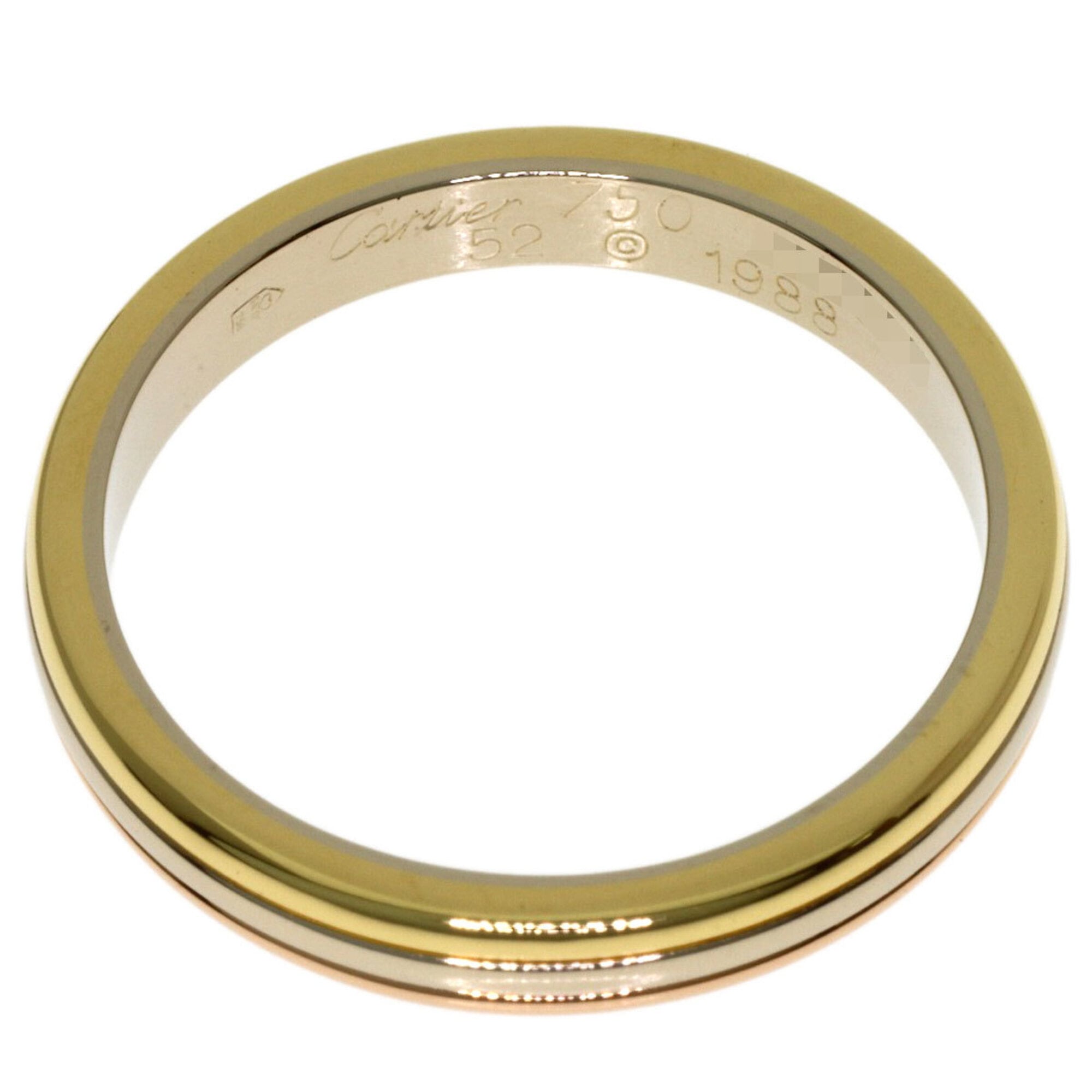 Cartier Yellow Gold (18K) Pink Gold (18K) White Gold (18K) Band Ring (Pre-Owned)