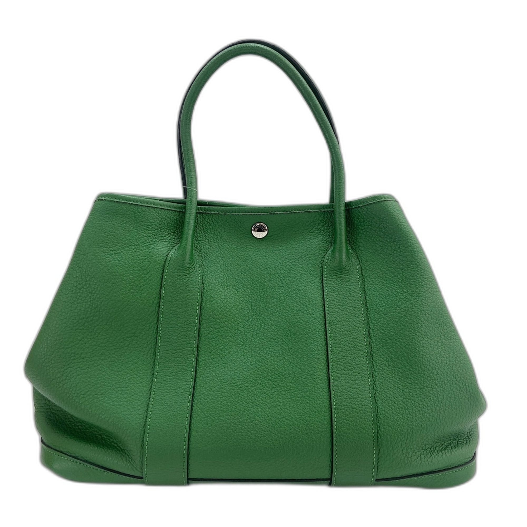 Hermes Garden Green Handbag (Pre-Owned)