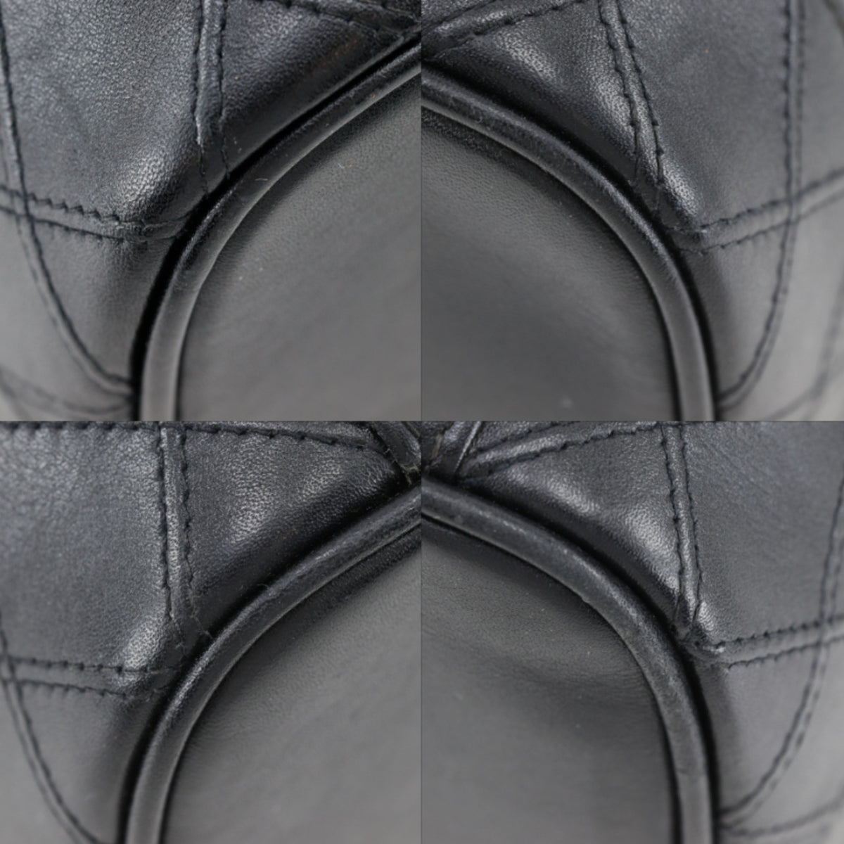 Chanel Black Leather Pouch (Pre-Owned)