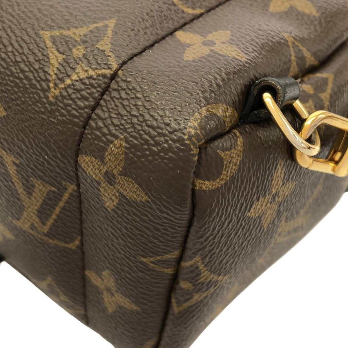 Louis Vuitton Marron Coated Canvas Backpack (Pre-Owned)