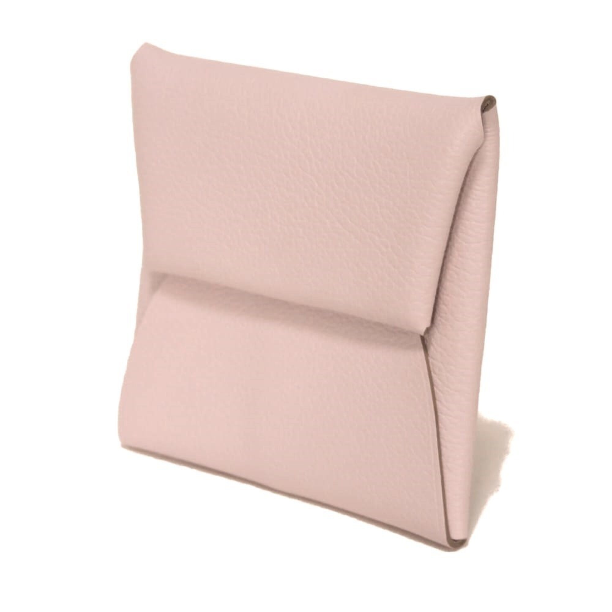Hermes Pink Evercalf Leather Coin Purse/Coin Case (Pre-Owned)