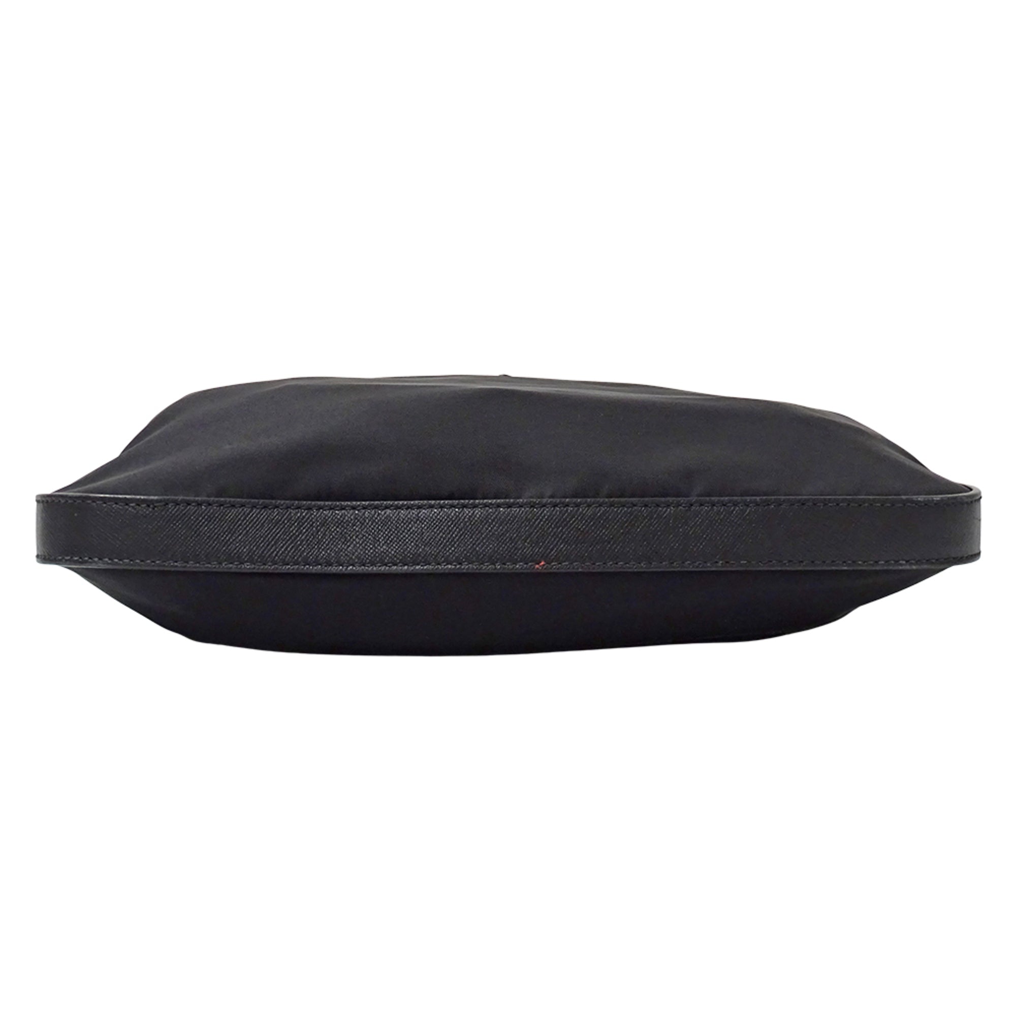 Prada Black Nylon Handbag Shoulder Bag (Pre-Owned)