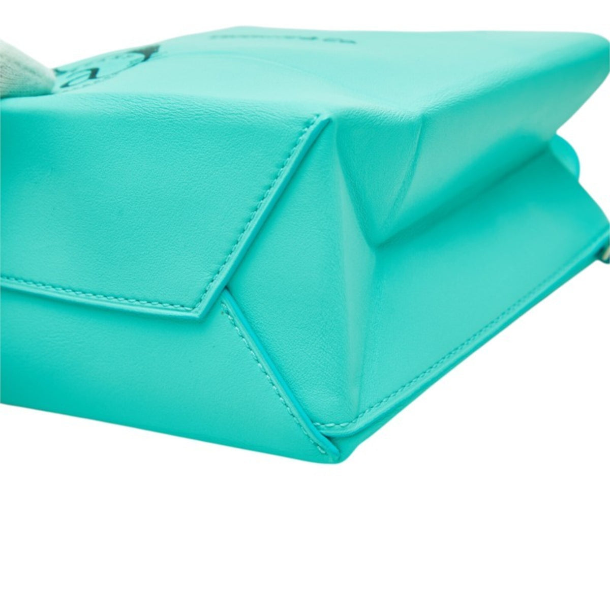 Tiffany Blue Leather Shoulder Bag (Pre-Owned)
