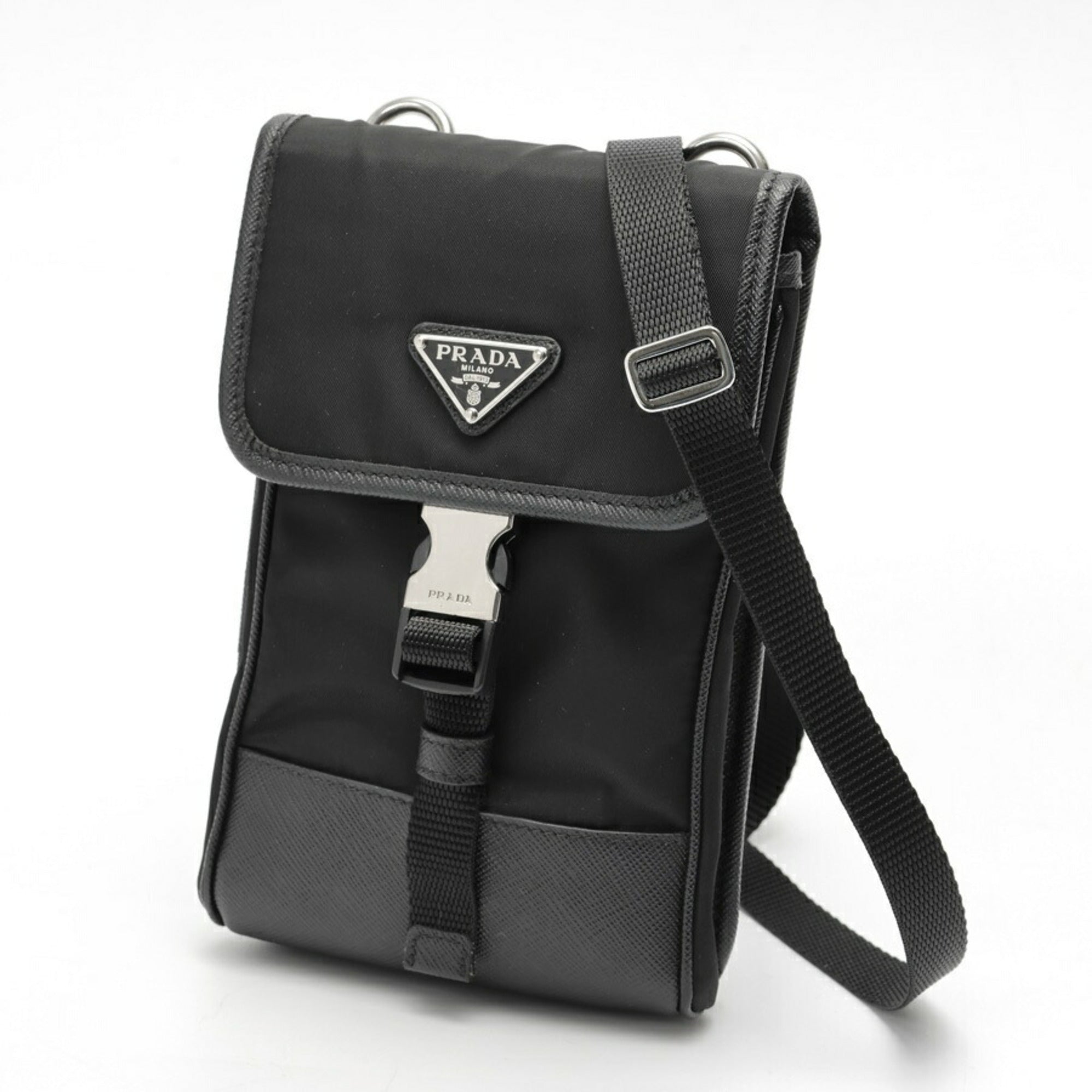 Prada Black Nylon Phone Wallet (Pre-Owned)
