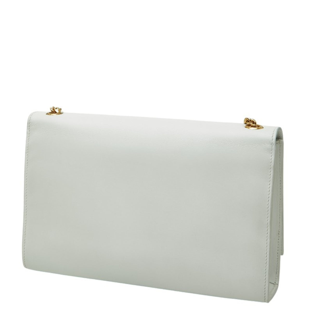 Saint Laurent White Leather Shoulder Bag (Pre-Owned)